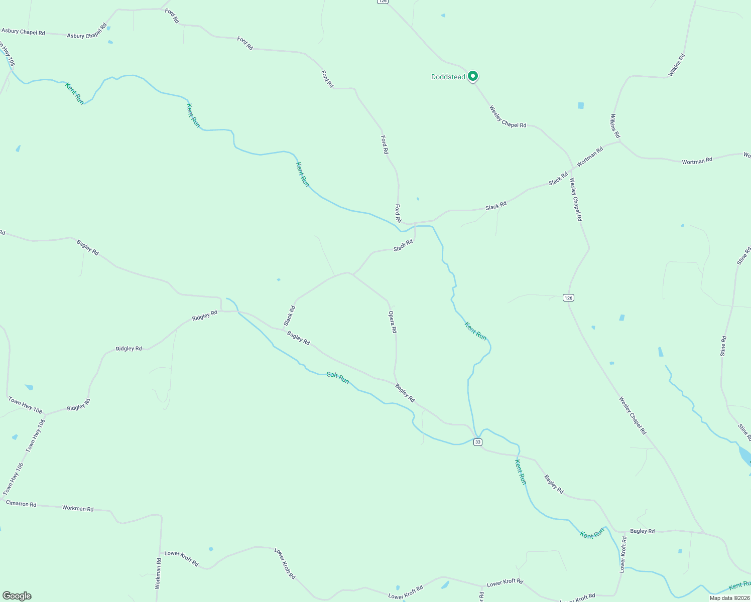 map of restaurants, bars, coffee shops, grocery stores, and more near 2985 Opera Road in Mount Perry