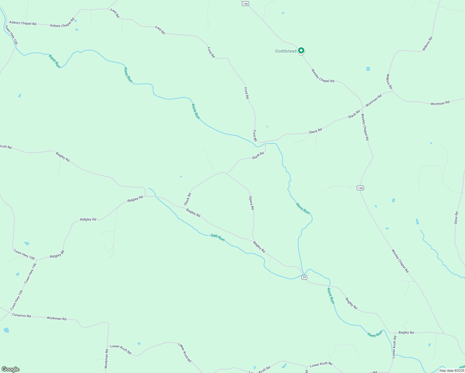 map of restaurants, bars, coffee shops, grocery stores, and more near 2985 Opera Road in Mount Perry