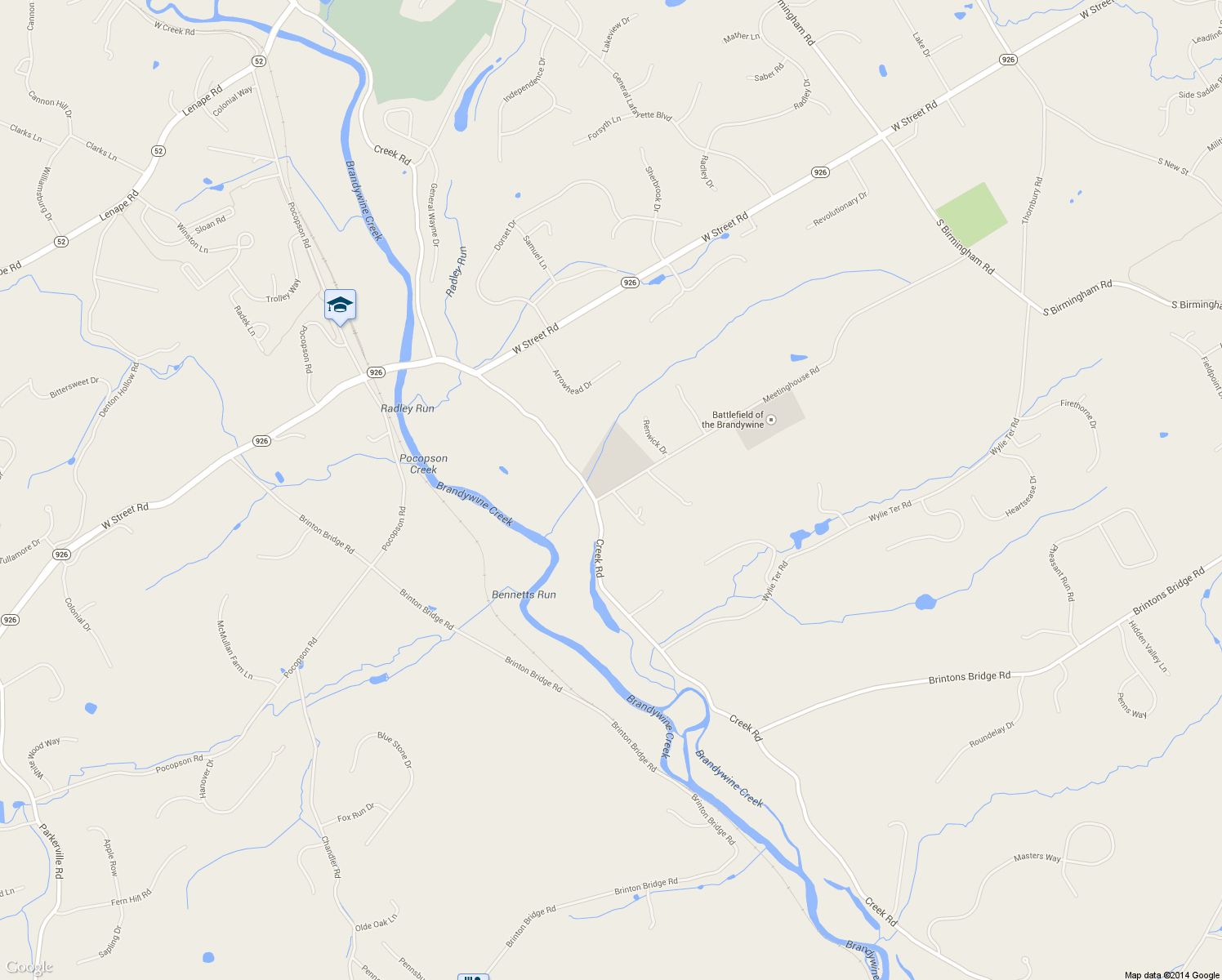 map of restaurants, bars, coffee shops, grocery stores, and more near 1175 Meetinghouse Rd in West Chester