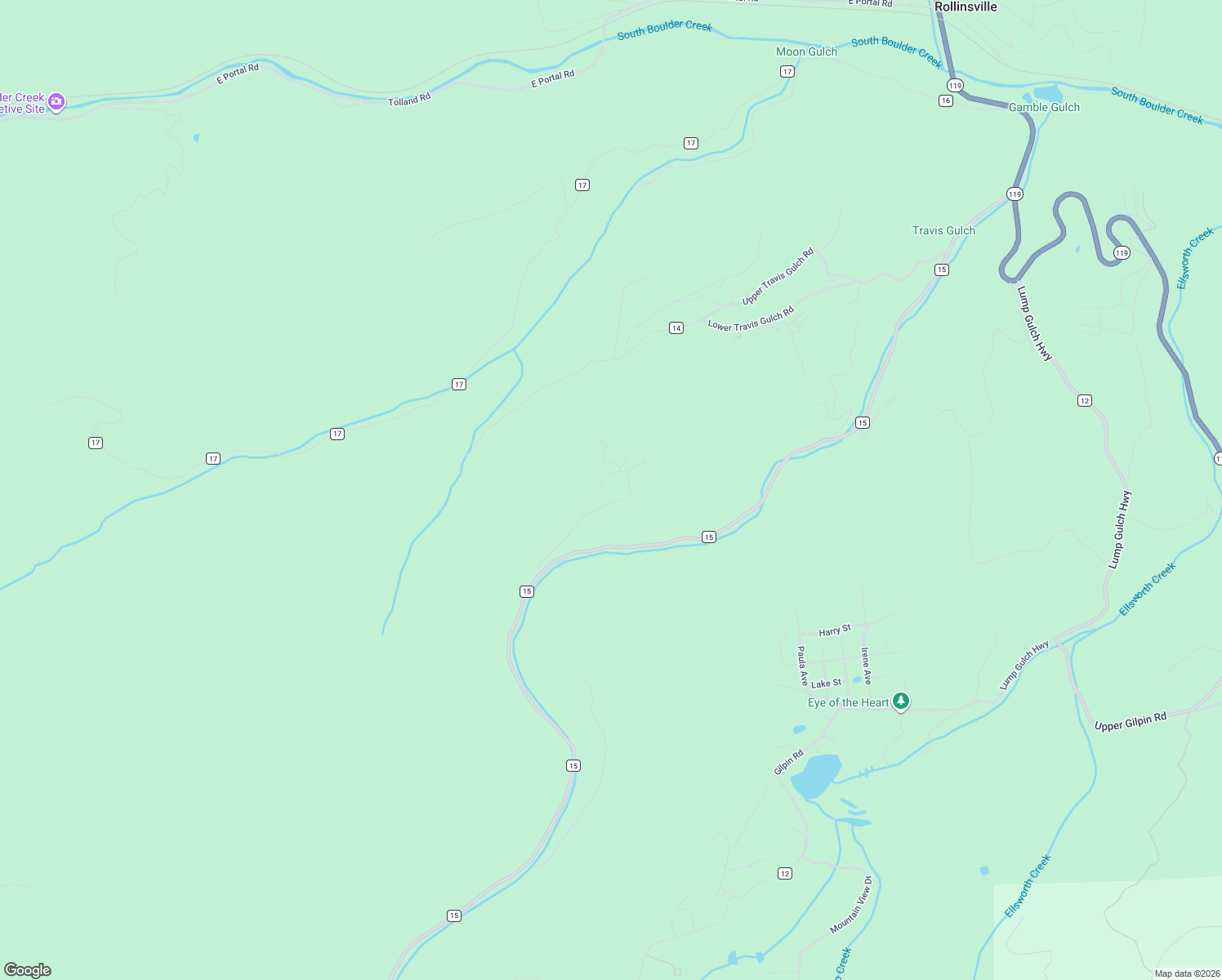 map of restaurants, bars, coffee shops, grocery stores, and more near 286 Chieftain Road in Black Hawk