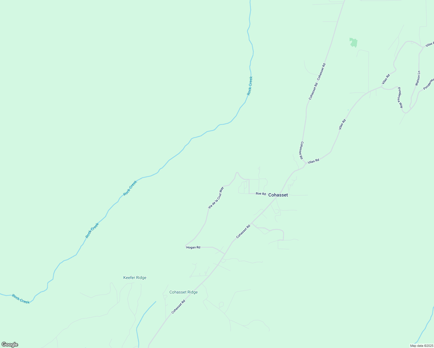 map of restaurants, bars, coffee shops, grocery stores, and more near 235 Via de la Cruz Way in Chico