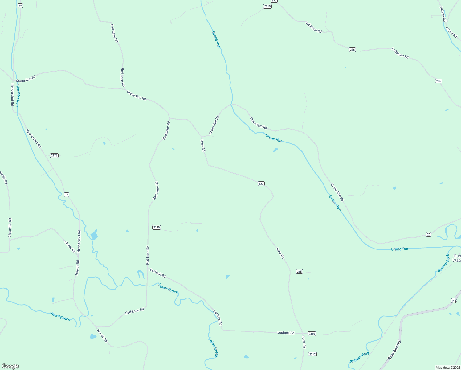 map of restaurants, bars, coffee shops, grocery stores, and more near 55289 Iowa Road in Cumberland