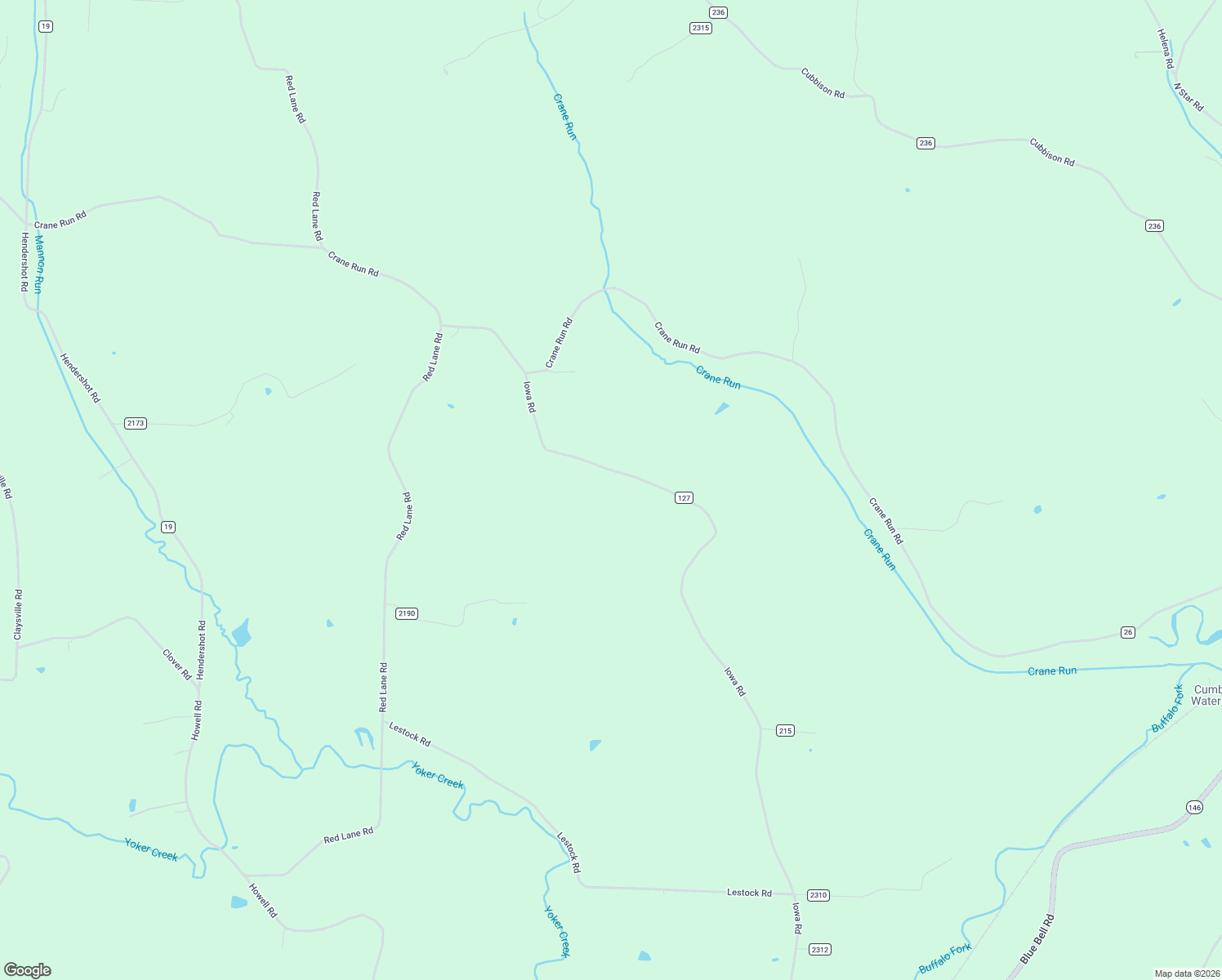 map of restaurants, bars, coffee shops, grocery stores, and more near 55289 Iowa Road in Cumberland