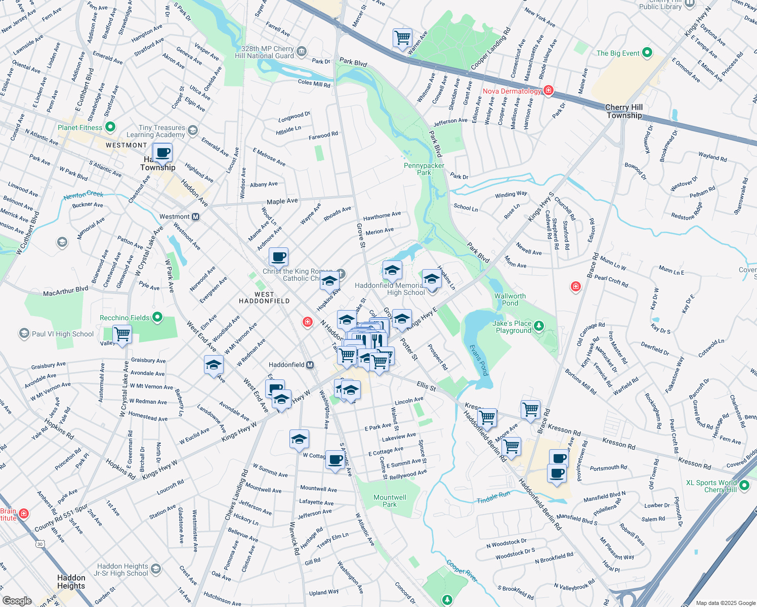 64 Grove Street, Haddonfield NJ Walk Score