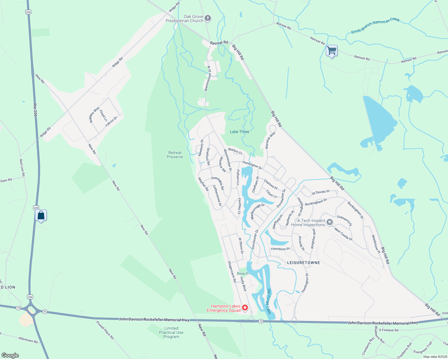 map of restaurants, bars, coffee shops, grocery stores, and more near 30 Dunstable Road in Southampton Township