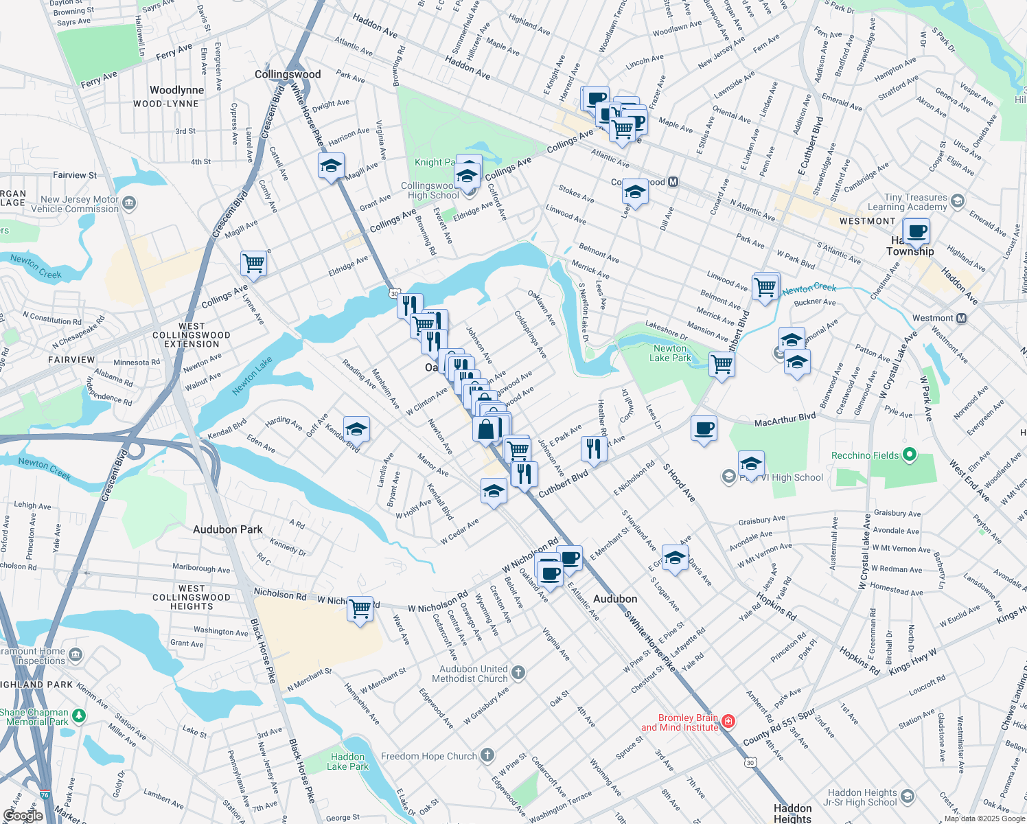 23 East Oakland Avenue, Haddon Township NJ Walk Score