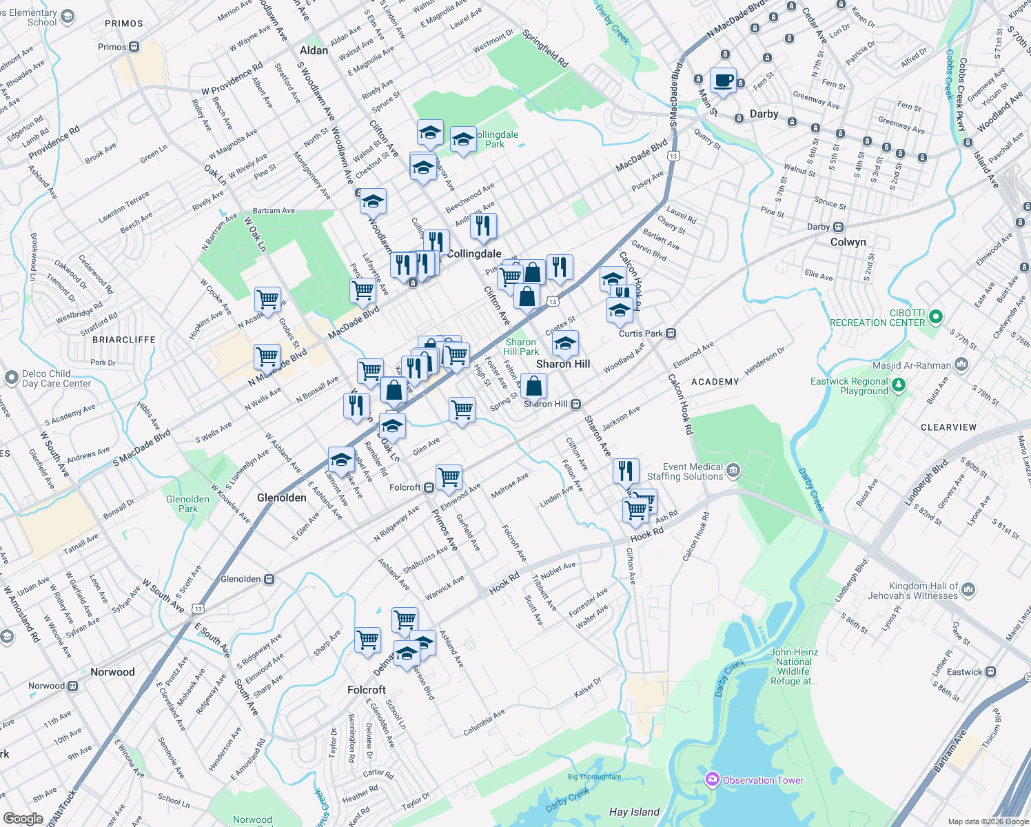 317 High Street, Sharon Hill PA Walk Score