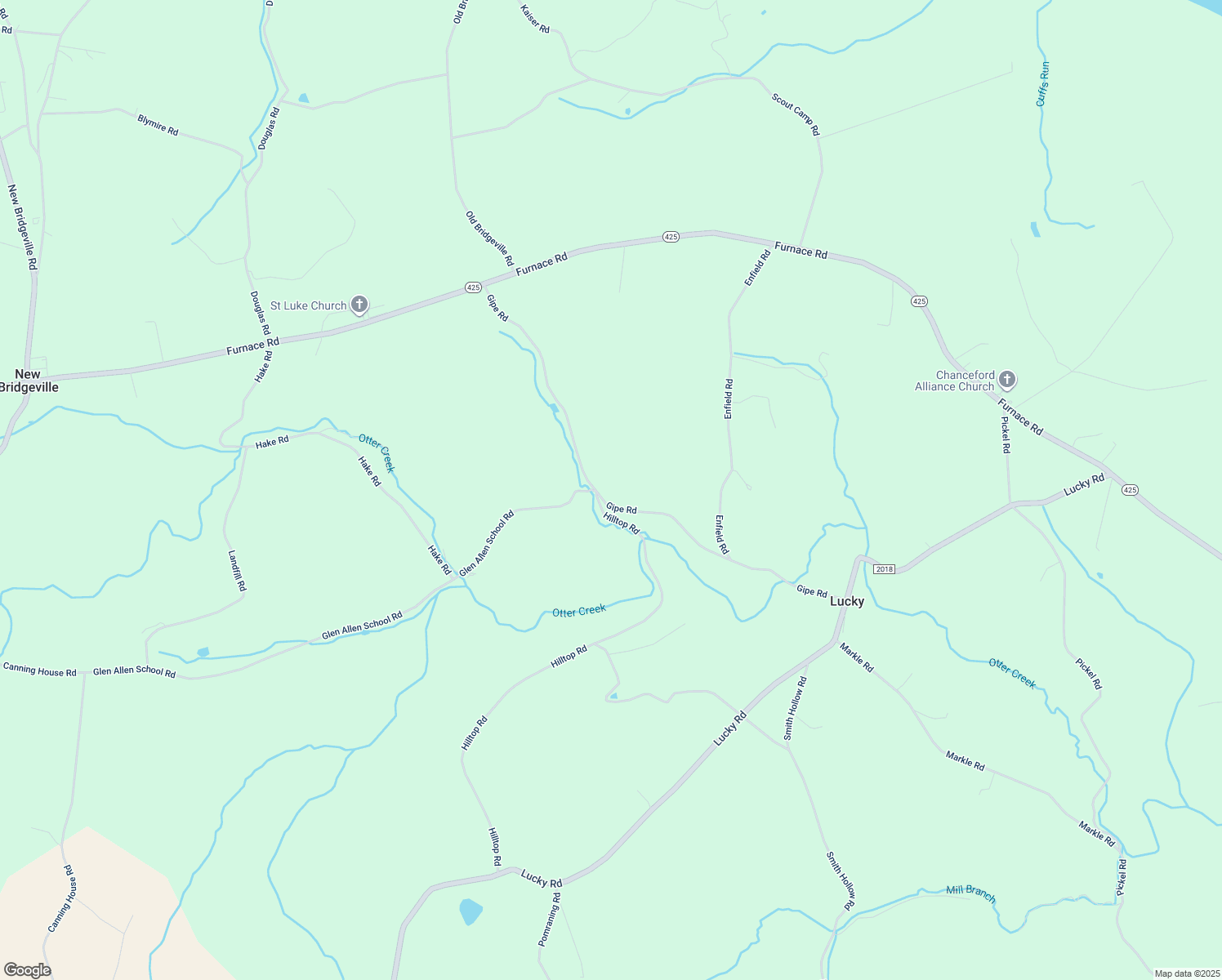 map of restaurants, bars, coffee shops, grocery stores, and more near 10569 Gipe Road in Brogue