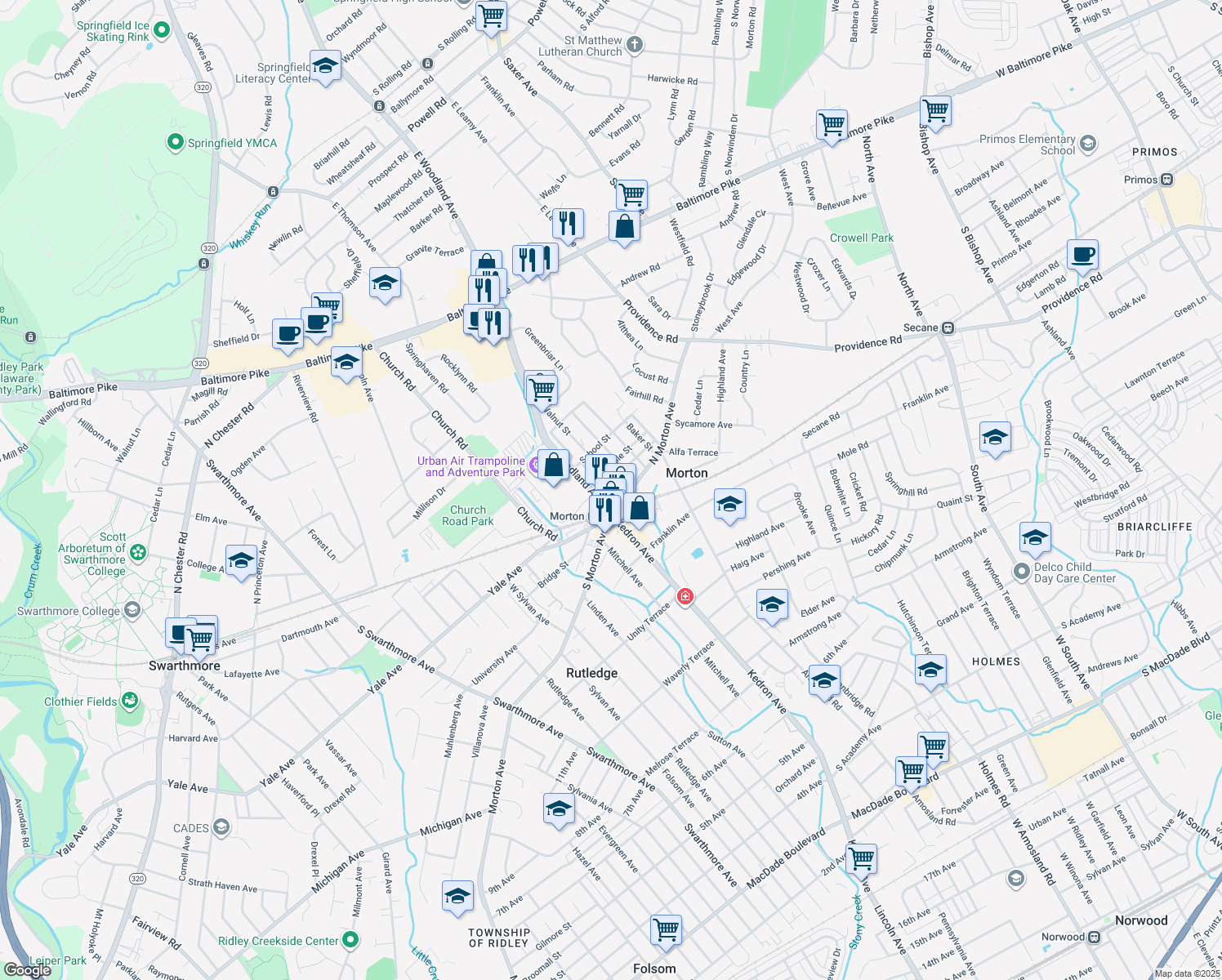 21 Main Street, Morton PA Walk Score