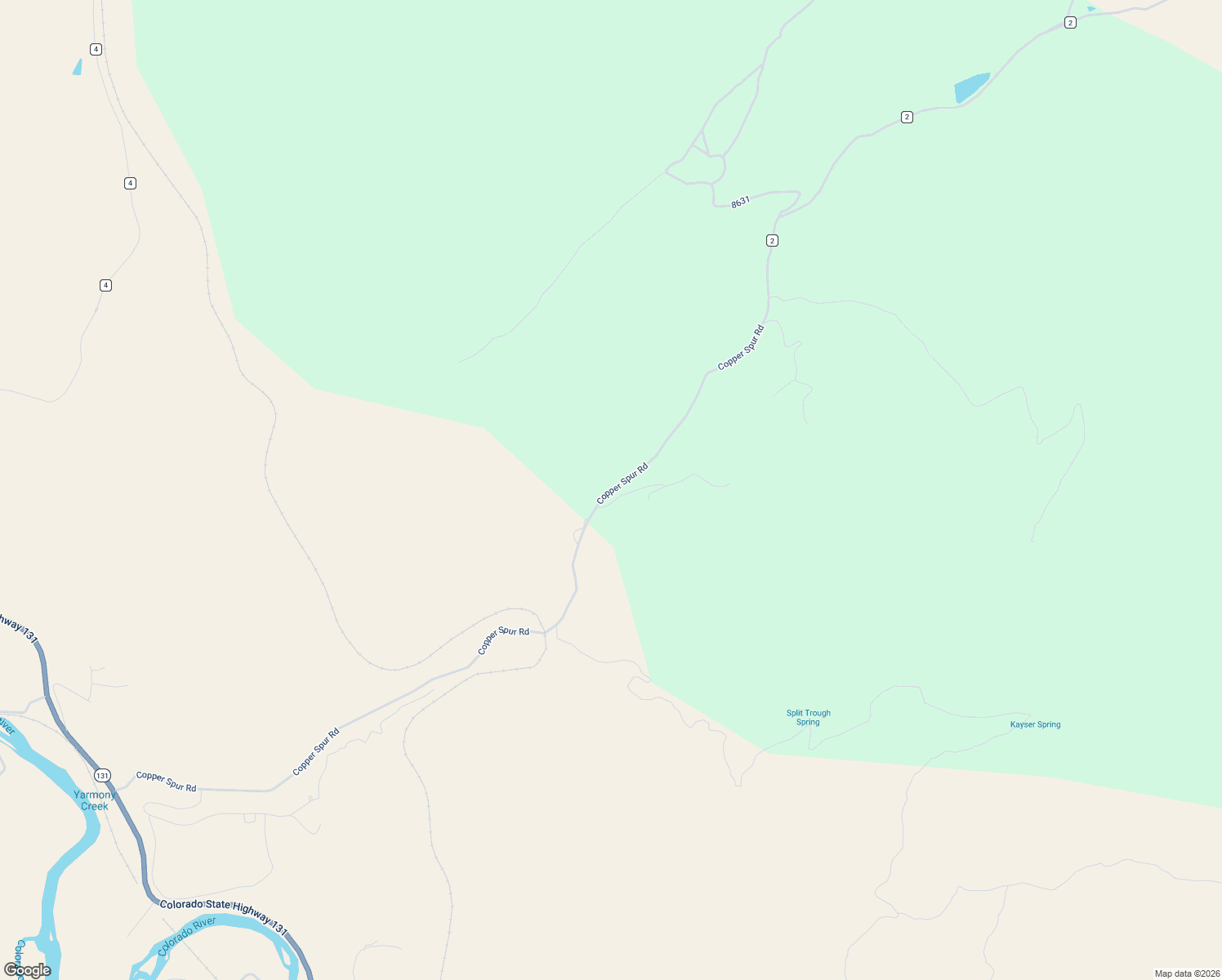 map of restaurants, bars, coffee shops, grocery stores, and more near 2070 Copper Spur Road in Bond