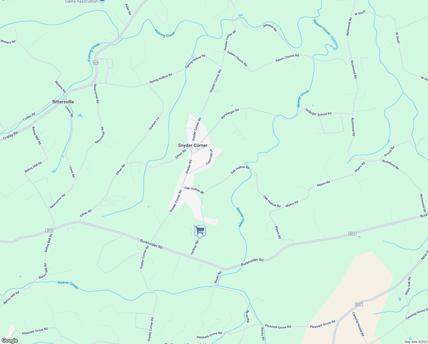 map of restaurants, bars, coffee shops, grocery stores, and more near 459 Oak Hollow Road in Red Lion