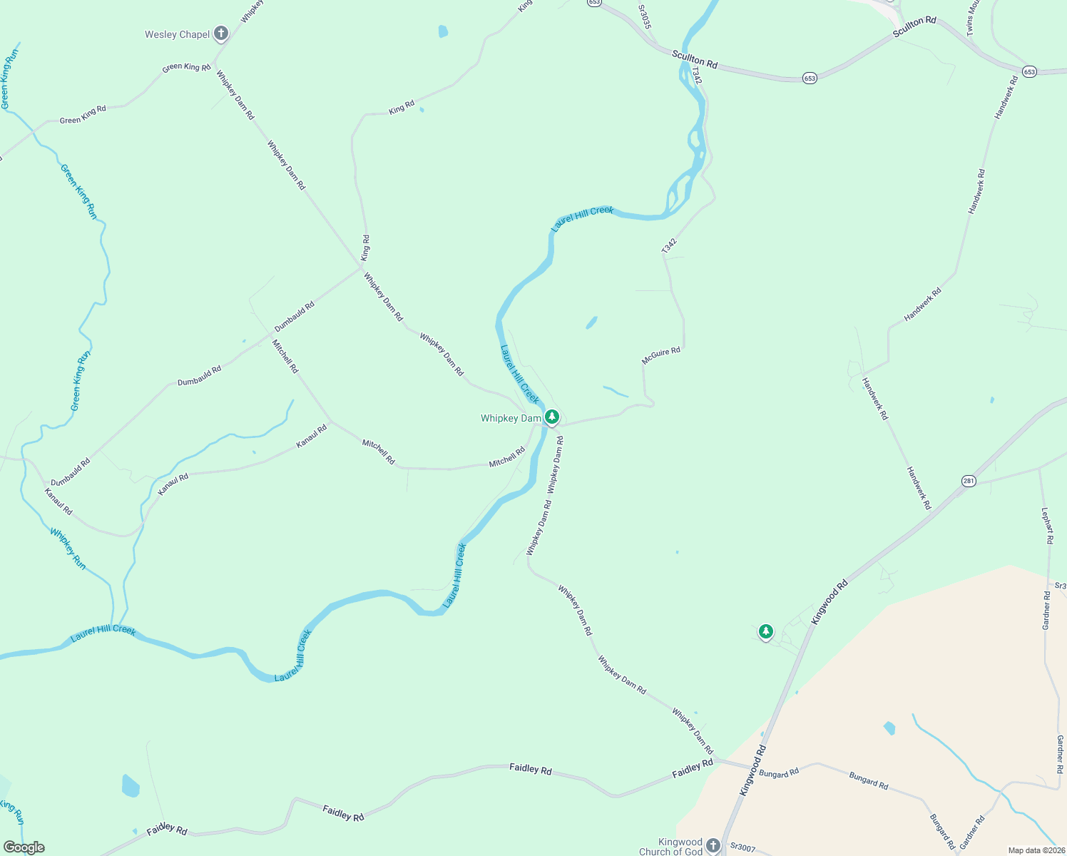 map of restaurants, bars, coffee shops, grocery stores, and more near 876 Whipkey Dam Road in Rockwood