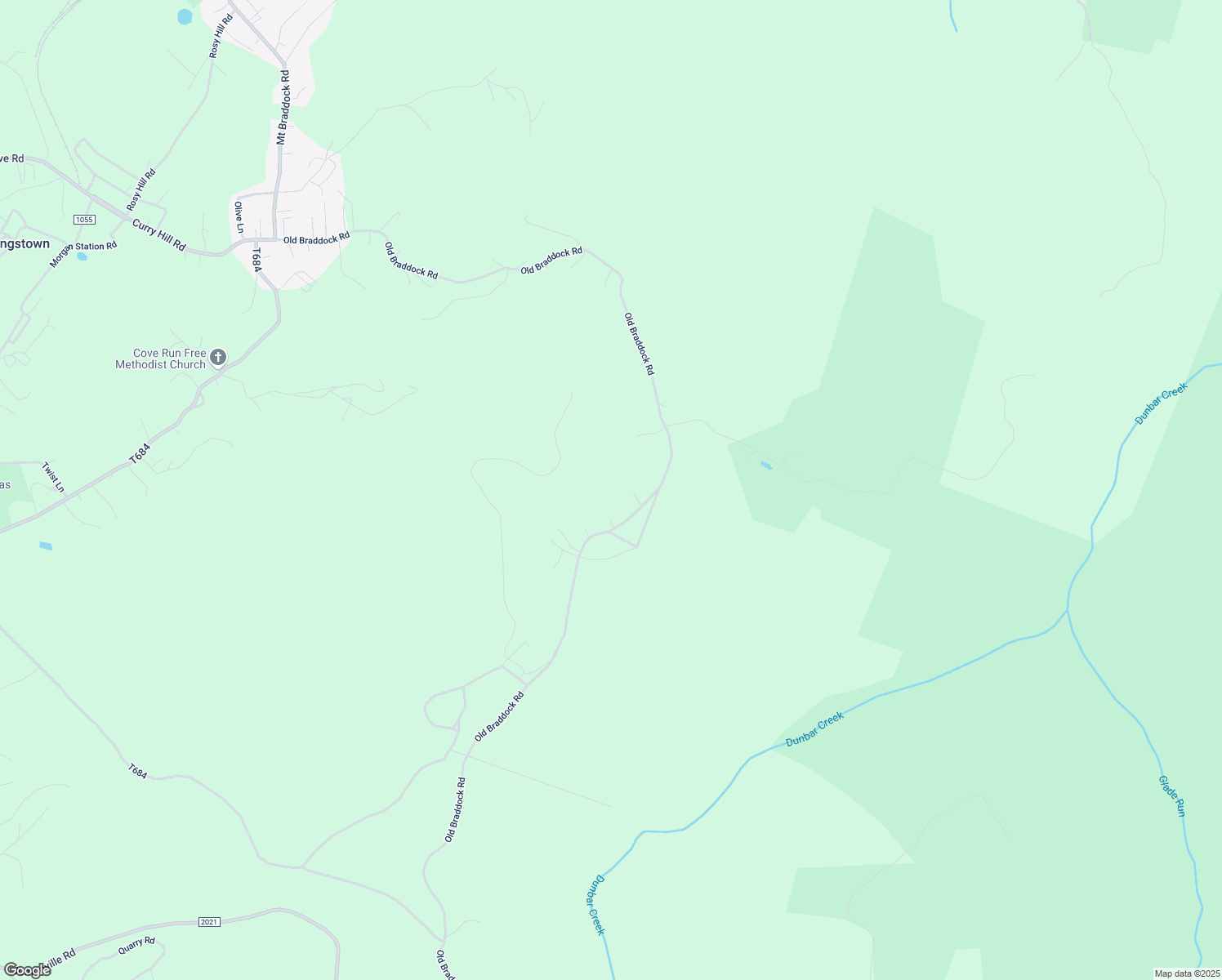 map of restaurants, bars, coffee shops, grocery stores, and more near 483 Old Braddock Road in Lemont Furnace