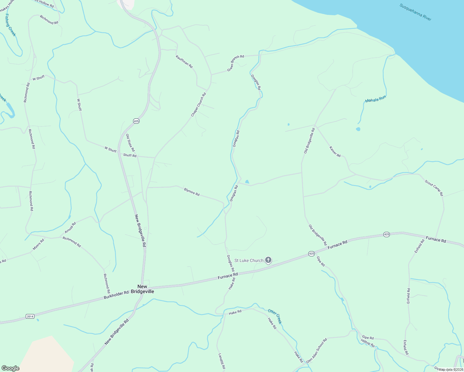 map of restaurants, bars, coffee shops, grocery stores, and more near 9980 Douglas Road in Red Lion