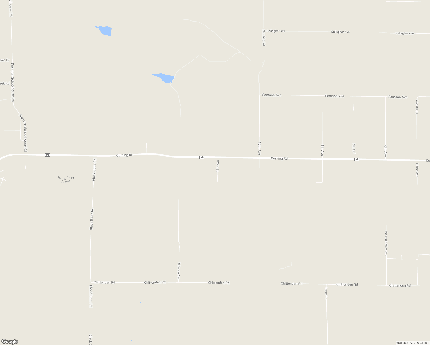 map of restaurants, bars, coffee shops, grocery stores, and more near 20775 Corning Road in Corning