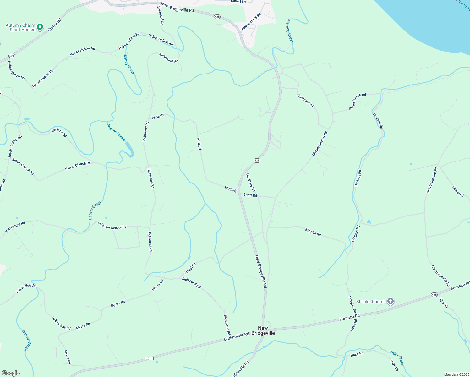 map of restaurants, bars, coffee shops, grocery stores, and more near 924 New Bridgeville Road in Wrightsville