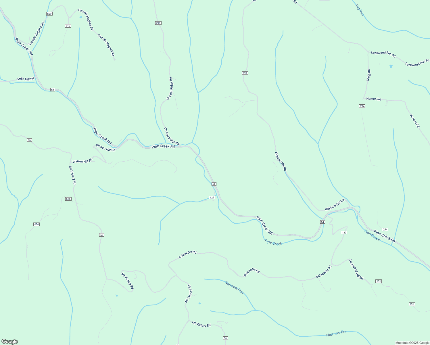 map of restaurants, bars, coffee shops, grocery stores, and more near 52585 Pipe Creek Road in Belmont