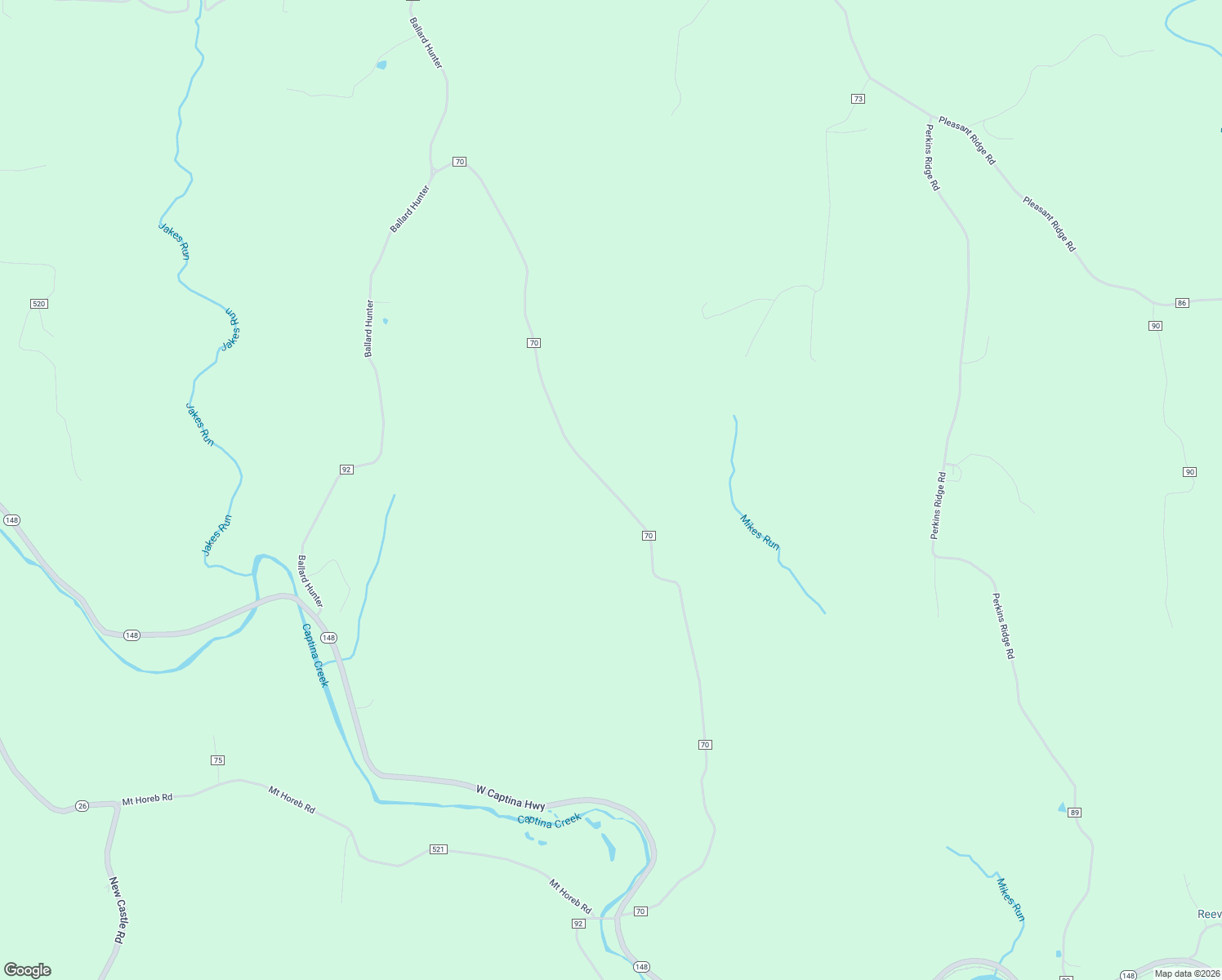 map of restaurants, bars, coffee shops, grocery stores, and more near Township Highway 70 in Beallsville