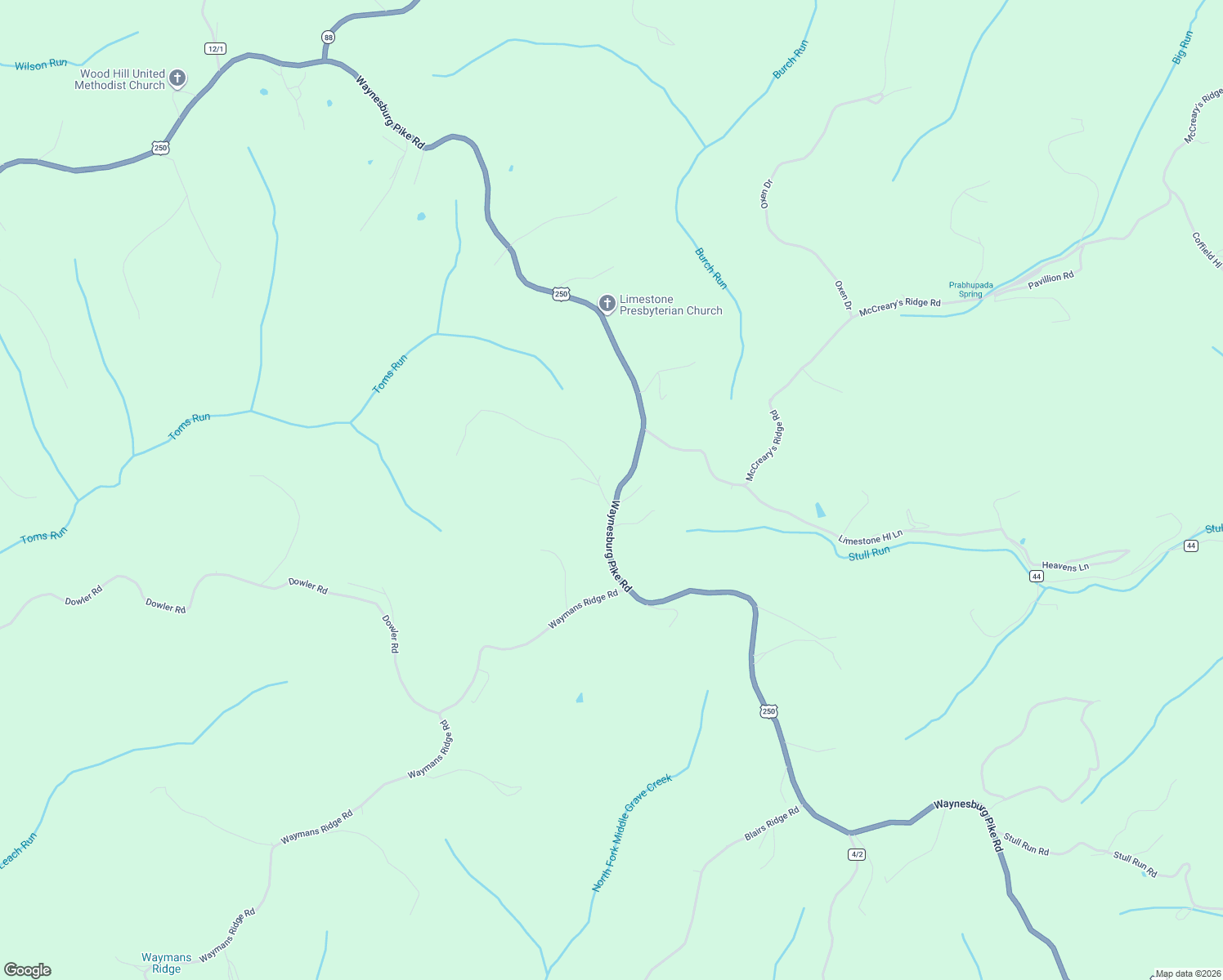 map of restaurants, bars, coffee shops, grocery stores, and more near 337 U.S. 250 in Moundsville