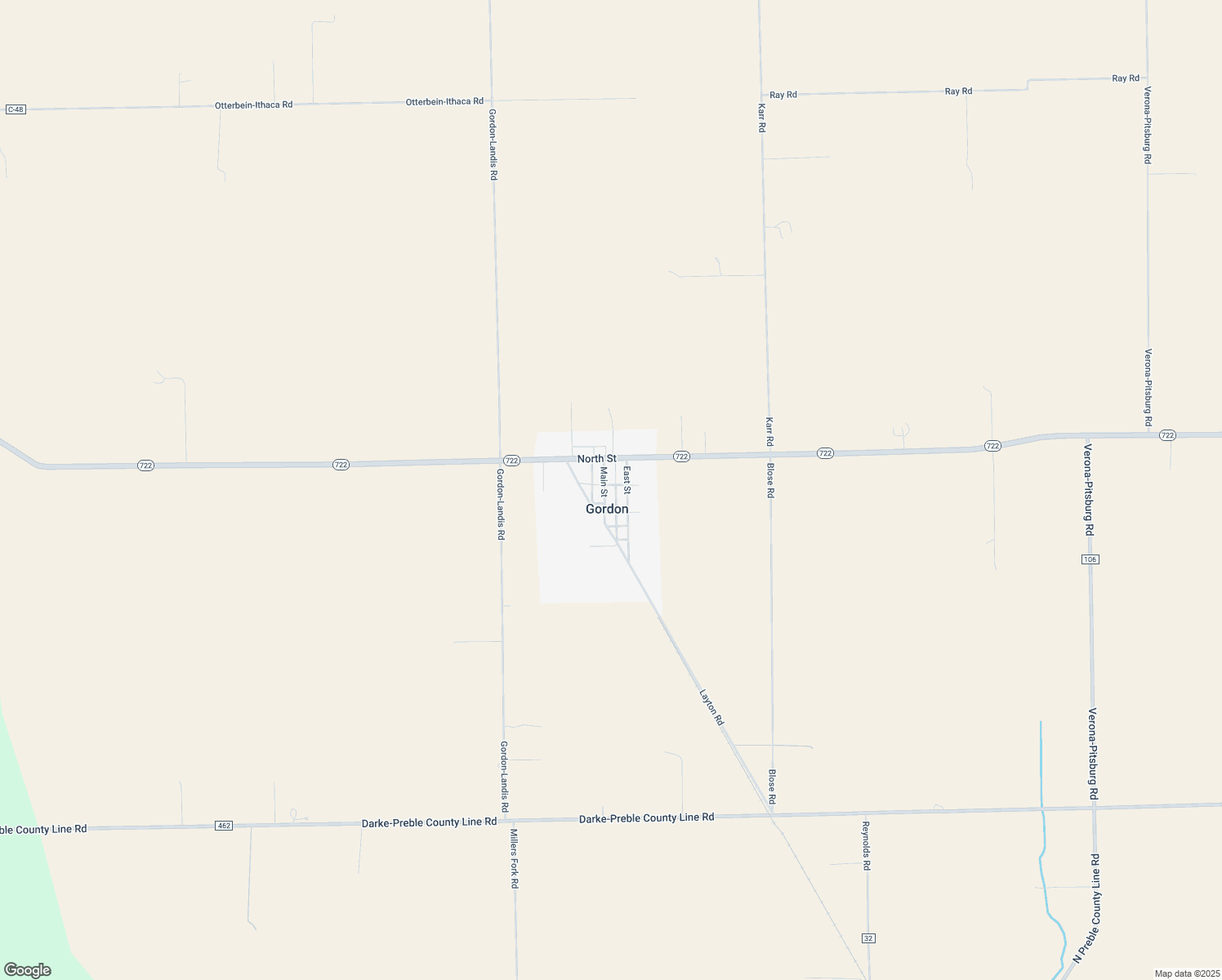 map of restaurants, bars, coffee shops, grocery stores, and more near 307 Center St in Gordon