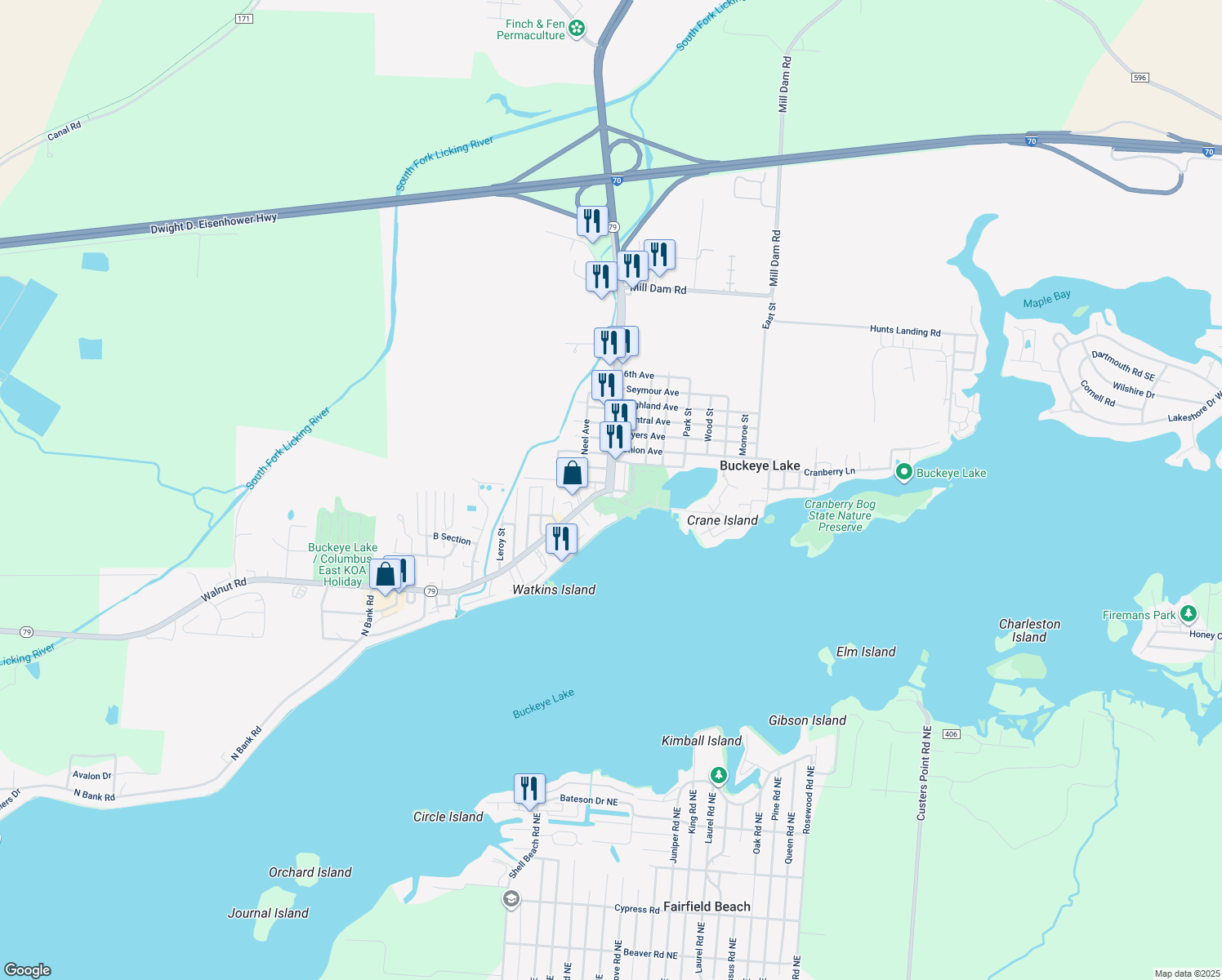 Park Avenue, Buckeye Lake OH Walk Score