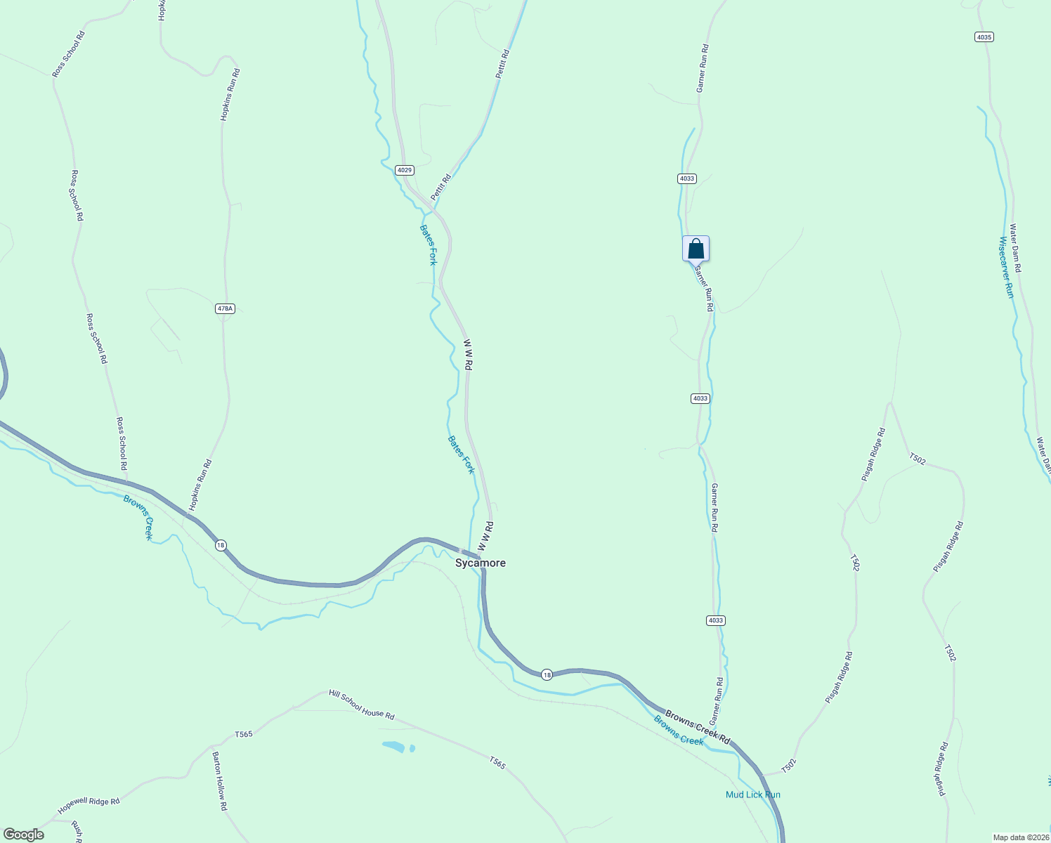 map of restaurants, bars, coffee shops, grocery stores, and more near in Sycamore