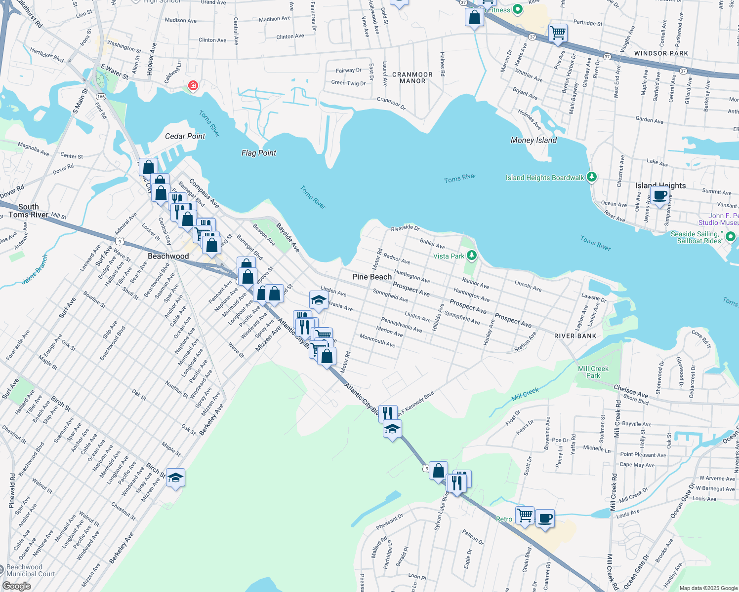 620 Motor Road, Pine Beach NJ Walk Score