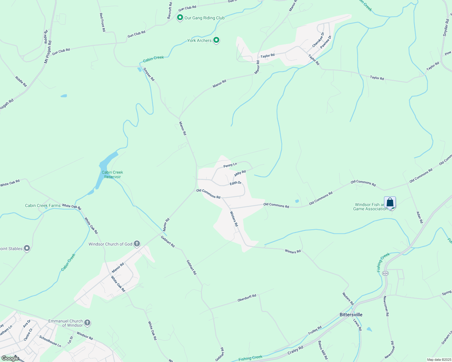 map of restaurants, bars, coffee shops, grocery stores, and more near 22 Edith Drive in Windsor