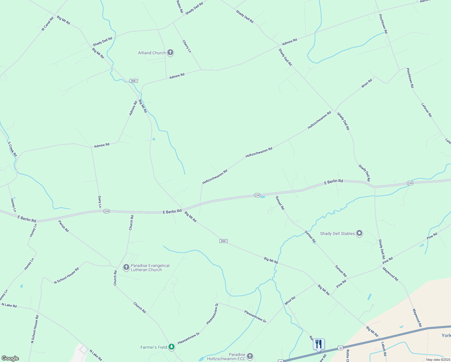map of restaurants, bars, coffee shops, grocery stores, and more near 4627 Holtzschwamm Road in Thomasville
