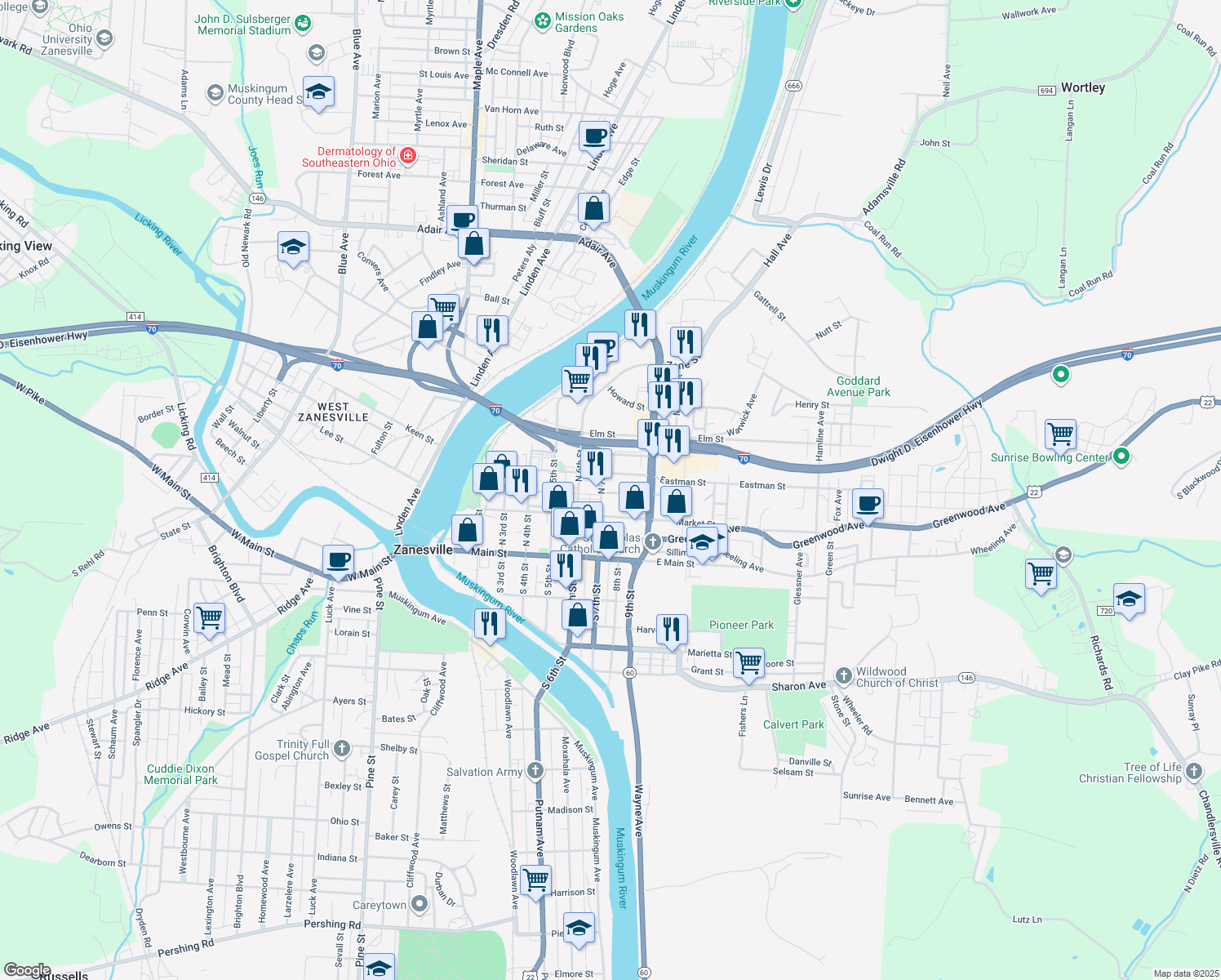 715 Orchard Street, Zanesville OH Walk Score