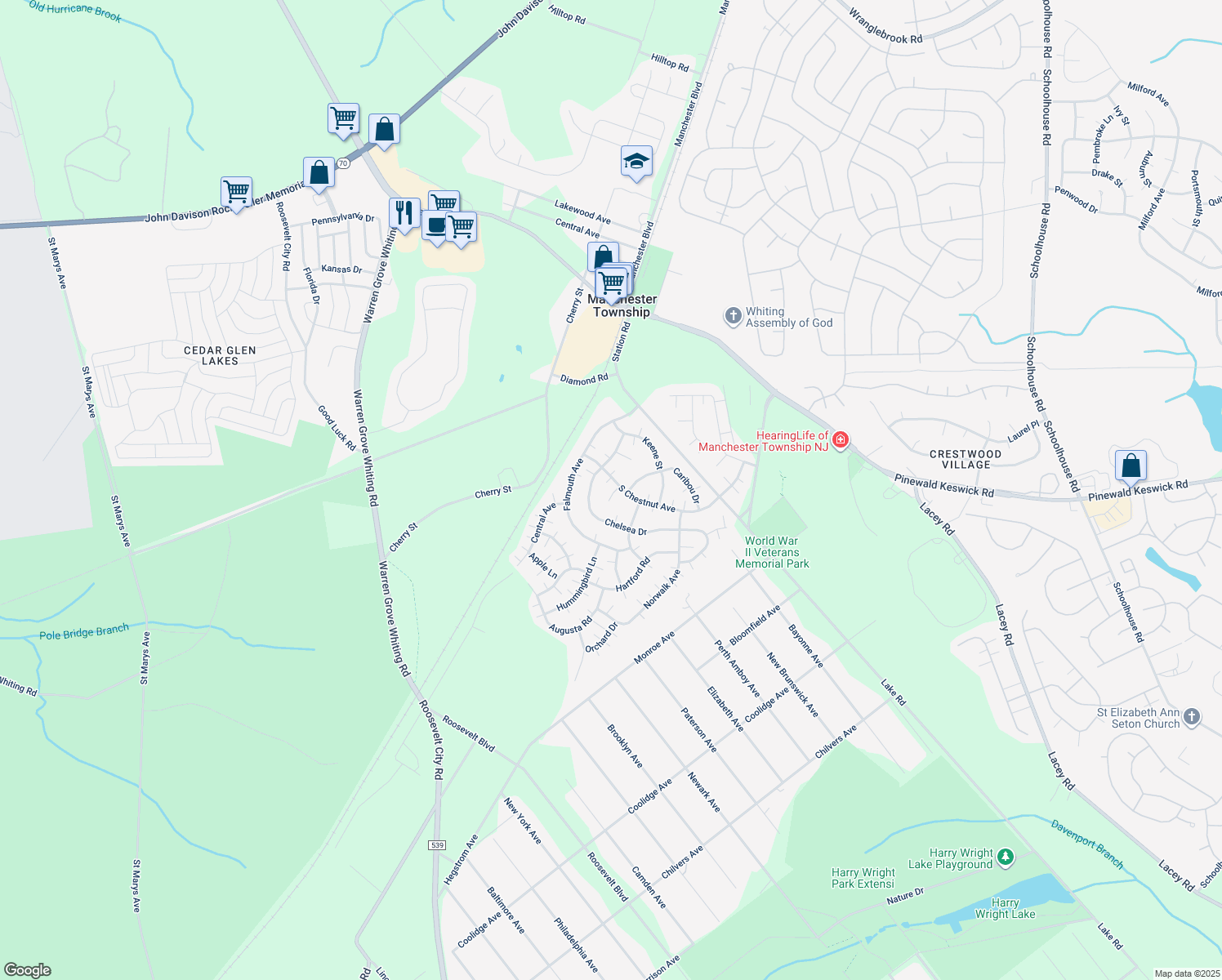 2 Greenmeadow Lane, Manchester Township NJ Walk Score