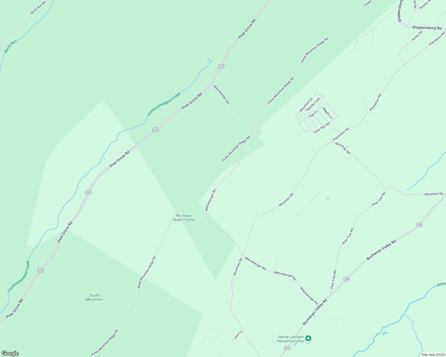 map of restaurants, bars, coffee shops, grocery stores, and more near 695 Miltonberger Road in Orrtanna