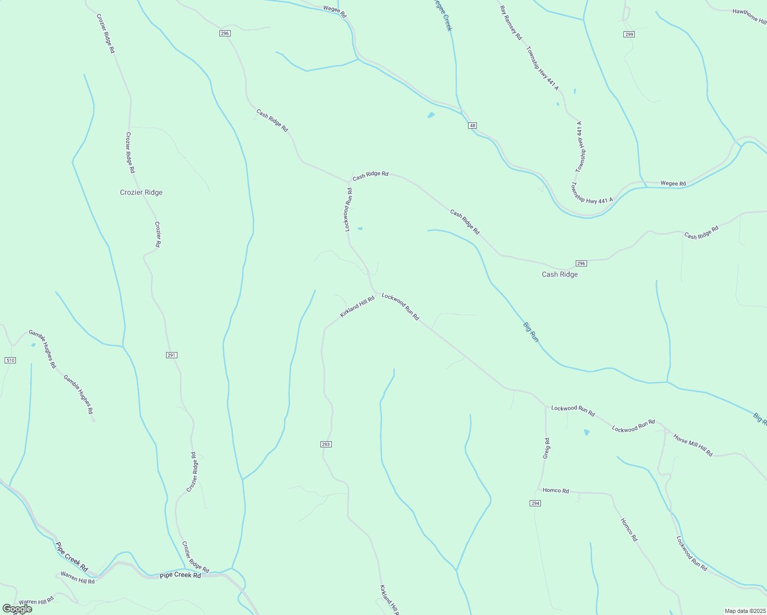 map of restaurants, bars, coffee shops, grocery stores, and more near 59878 Lockwood Run Road in Jacobsburg