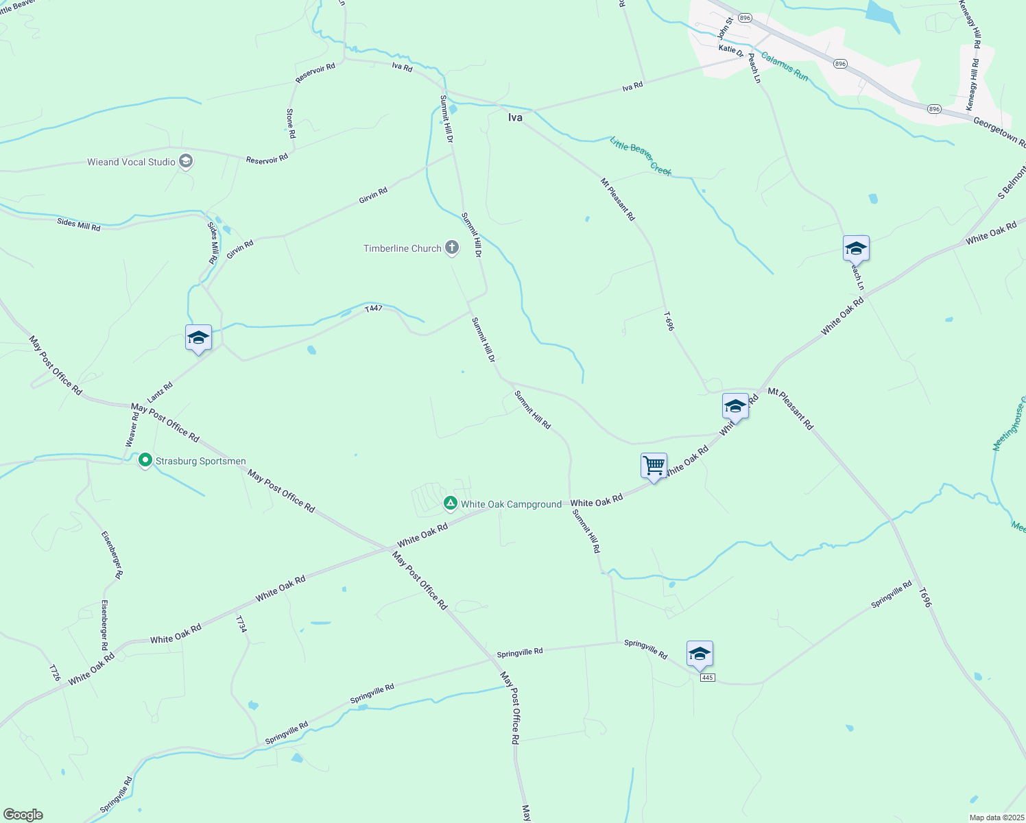 map of restaurants, bars, coffee shops, grocery stores, and more near 11 Fernwood Drive in Paradise