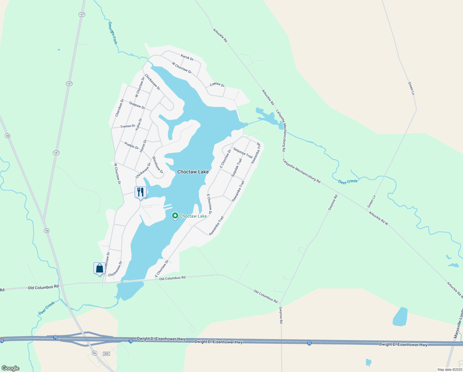 map of restaurants, bars, coffee shops, grocery stores, and more near 1671 Suqulak Trail in London