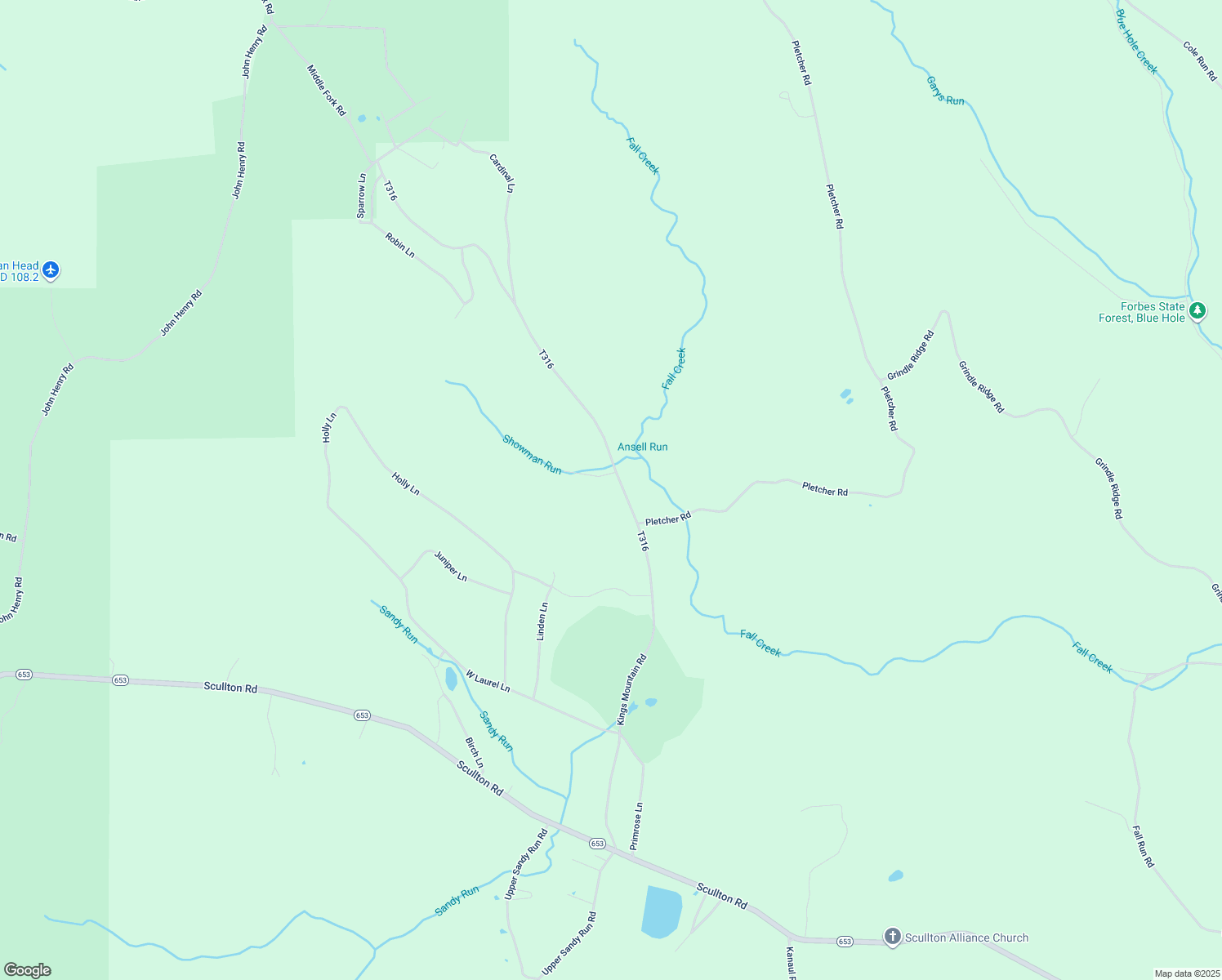 map of restaurants, bars, coffee shops, grocery stores, and more near 521 Earl Ansell Road in Rockwood