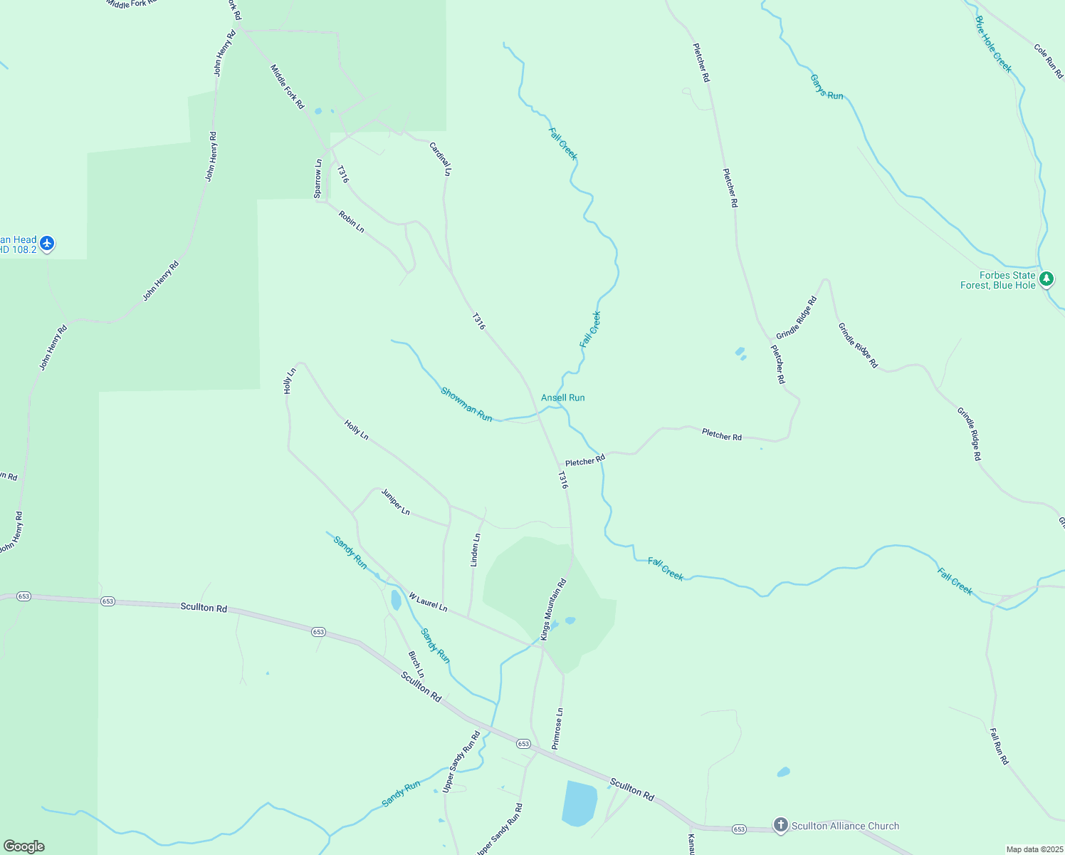 map of restaurants, bars, coffee shops, grocery stores, and more near 521 Earl Ansell Road in Rockwood