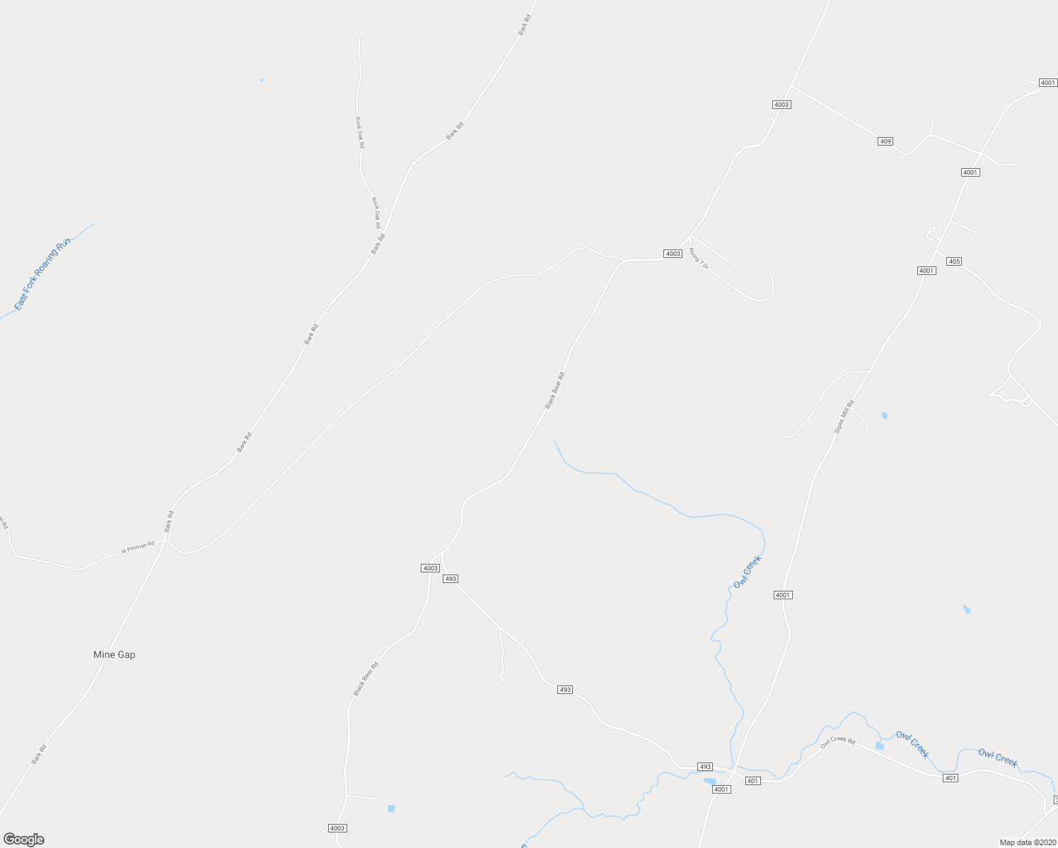 map of restaurants, bars, coffee shops, grocery stores, and more near 6805 Black Bear Road in Needmore