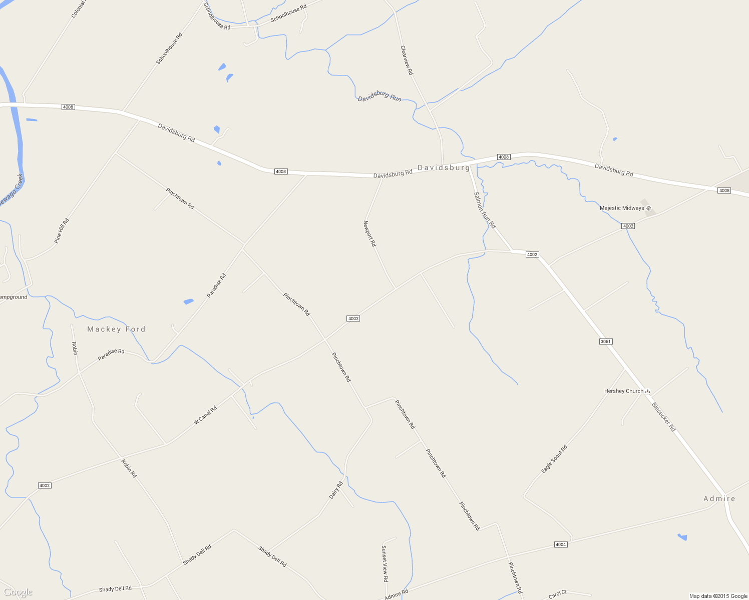 map of restaurants, bars, coffee shops, grocery stores, and more near 4161 West Canal Road in Dover