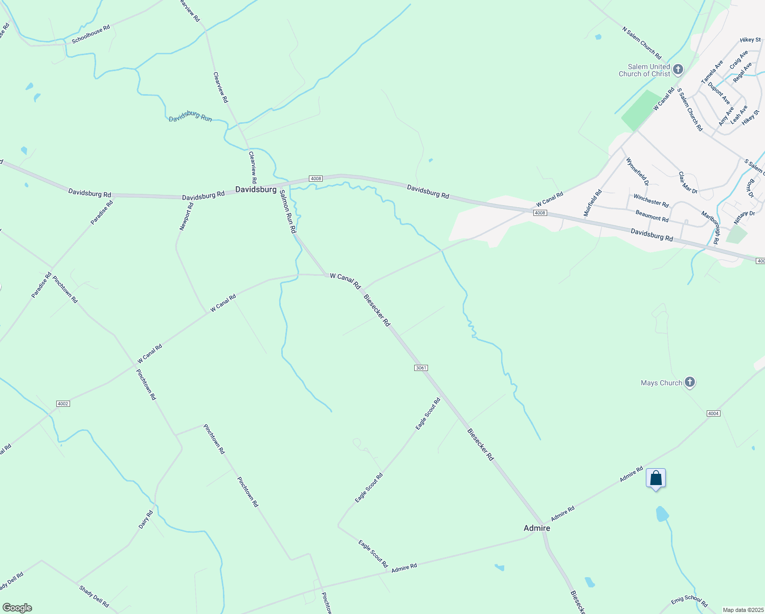 map of restaurants, bars, coffee shops, grocery stores, and more near 5145 Biesecker Road in Dover