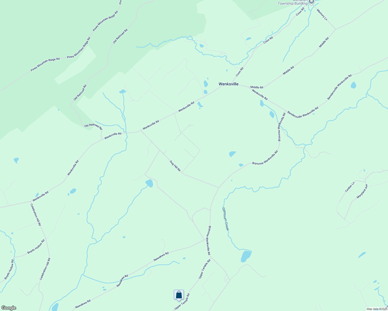 map of restaurants, bars, coffee shops, grocery stores, and more near 185 Dug Hill Road in Biglerville