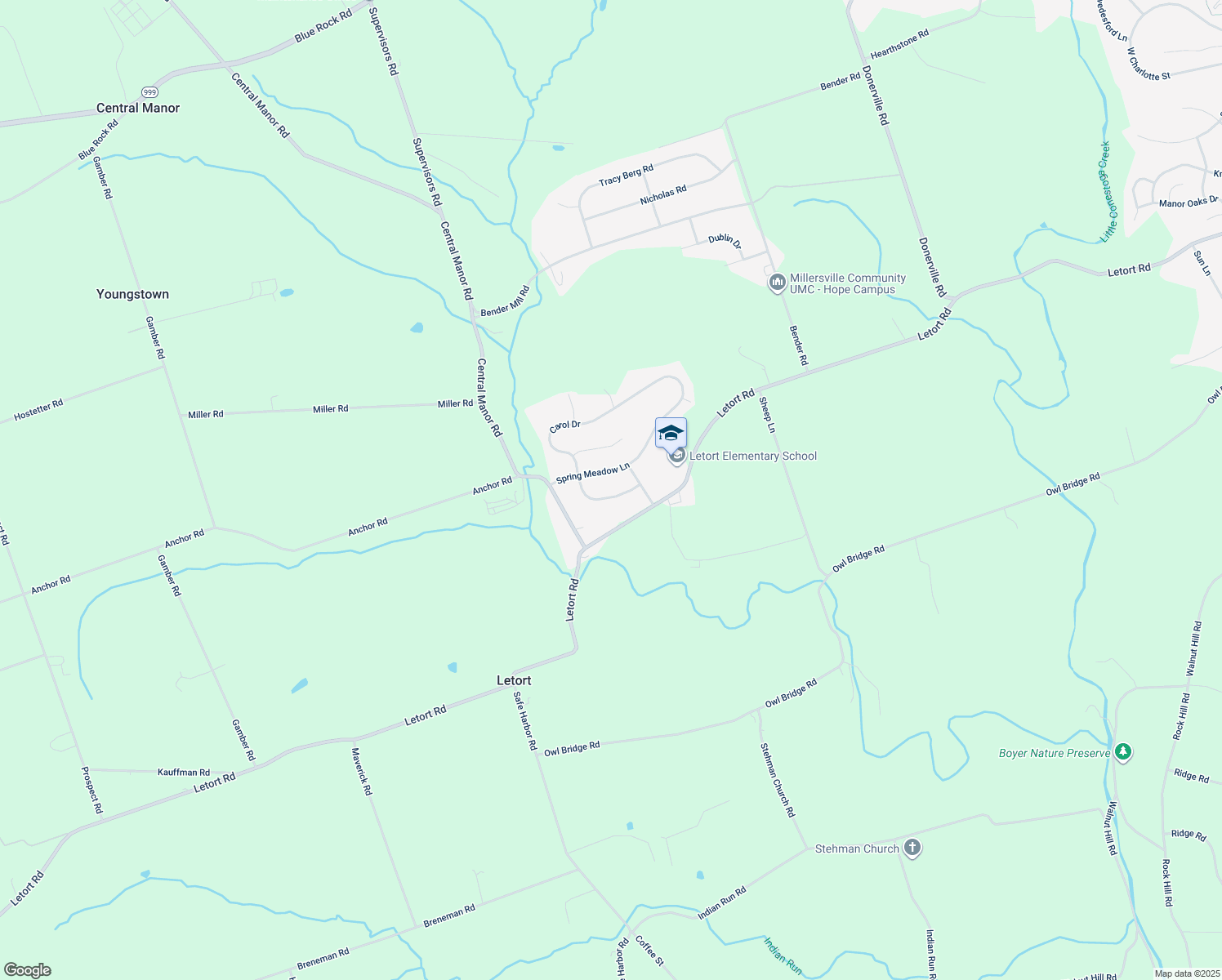 map of restaurants, bars, coffee shops, grocery stores, and more near 108 Carol Drive in Washington Boro