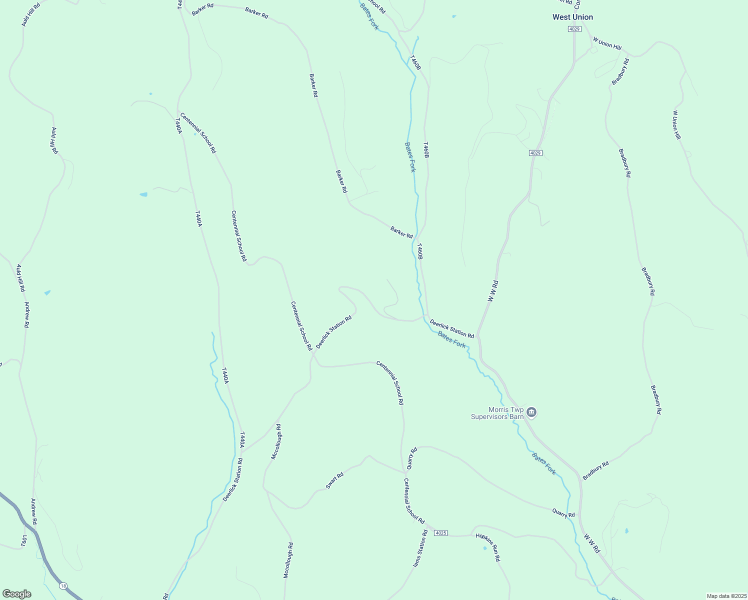 map of restaurants, bars, coffee shops, grocery stores, and more near 519 Deerlick Station Road in Sycamore