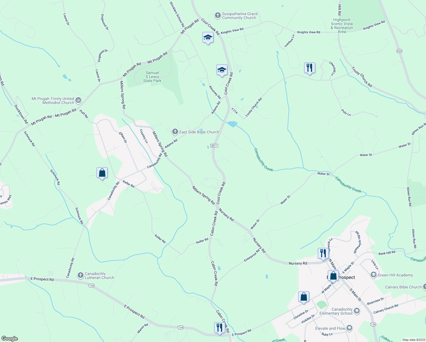 map of restaurants, bars, coffee shops, grocery stores, and more near 1010 Cool Creek Road in Wrightsville