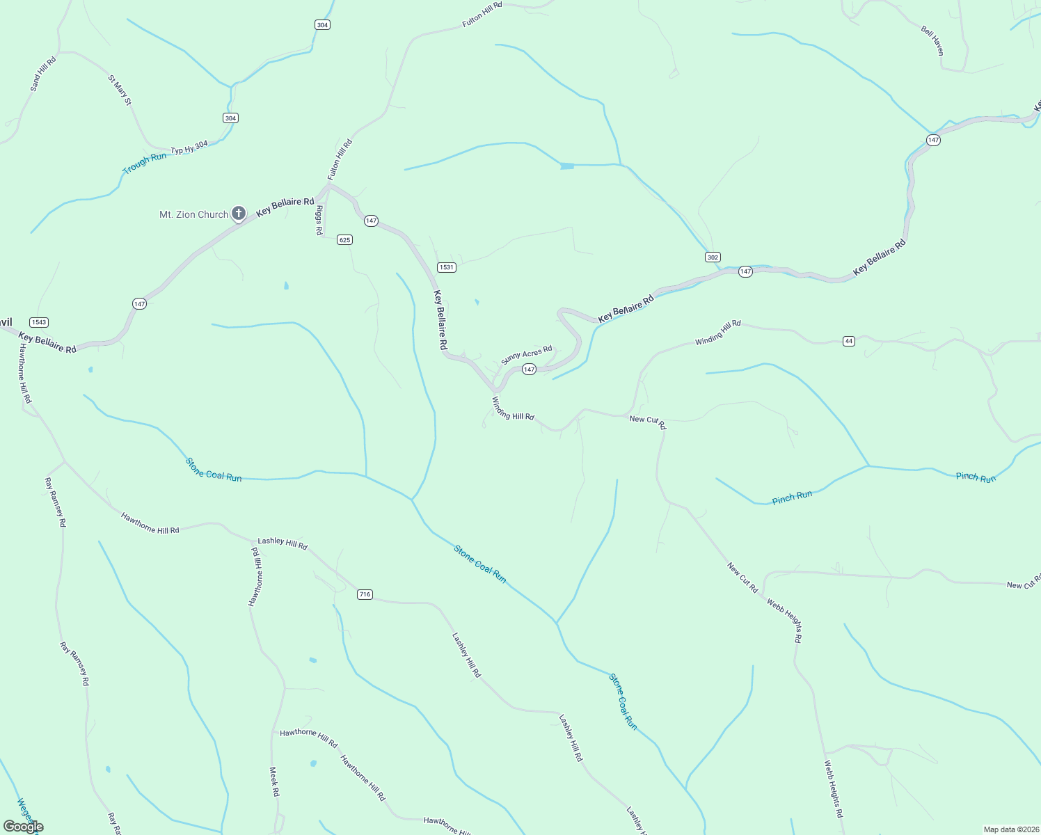 map of restaurants, bars, coffee shops, grocery stores, and more near 54600 Winding Hill Road in Bellaire