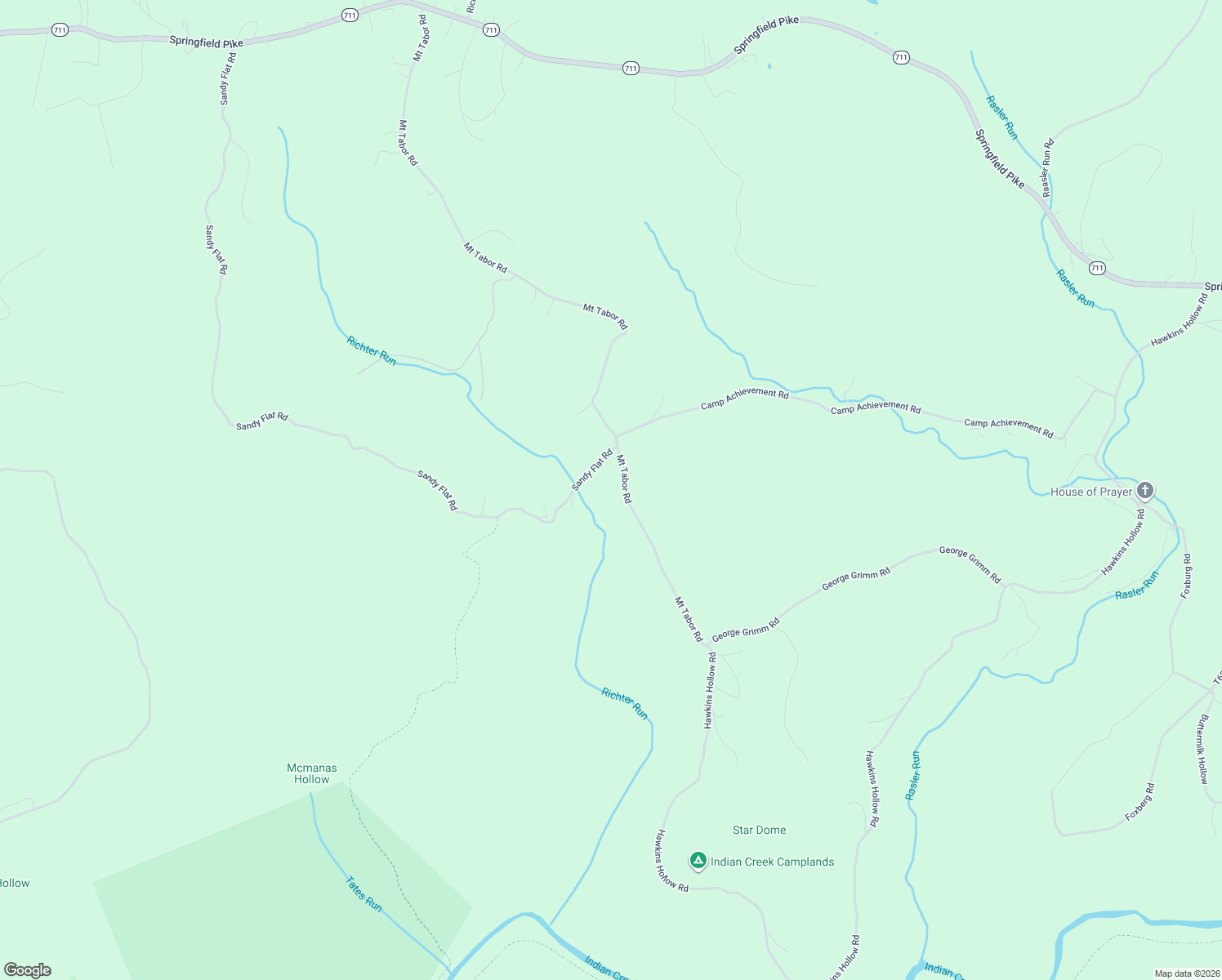 map of restaurants, bars, coffee shops, grocery stores, and more near 69 Mount Tabor Road in Connellsville