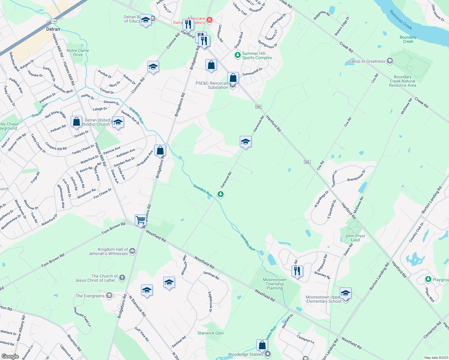 721 Garwood Road, Moorestown NJ Walk Score