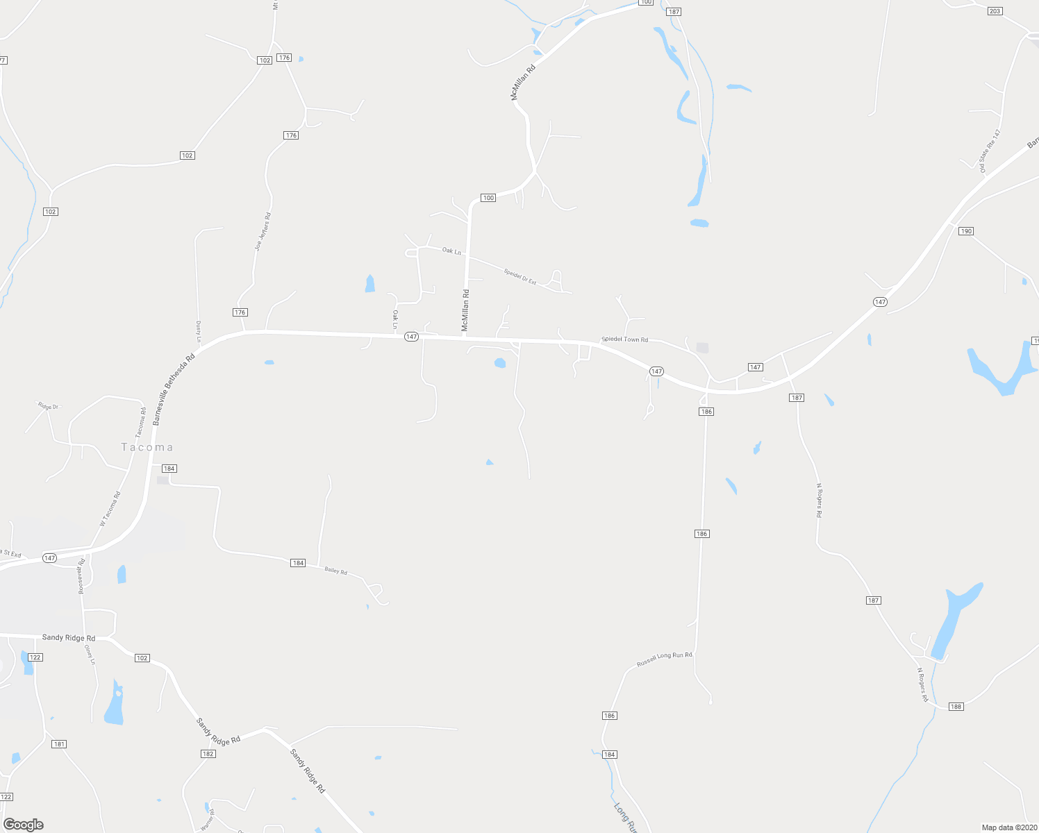 map of restaurants, bars, coffee shops, grocery stores, and more near 37850 Barnesville Bethesda Road in Bethesda