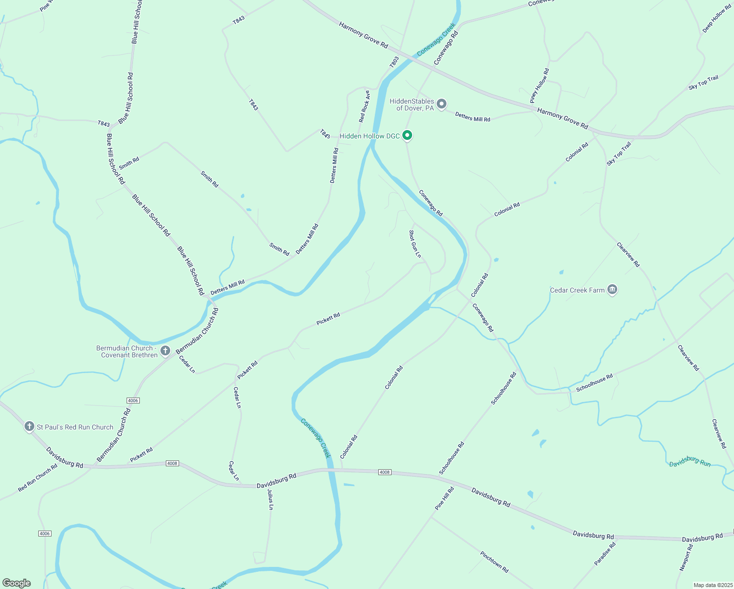 map of restaurants, bars, coffee shops, grocery stores, and more near 179 Pickett Road in Dover