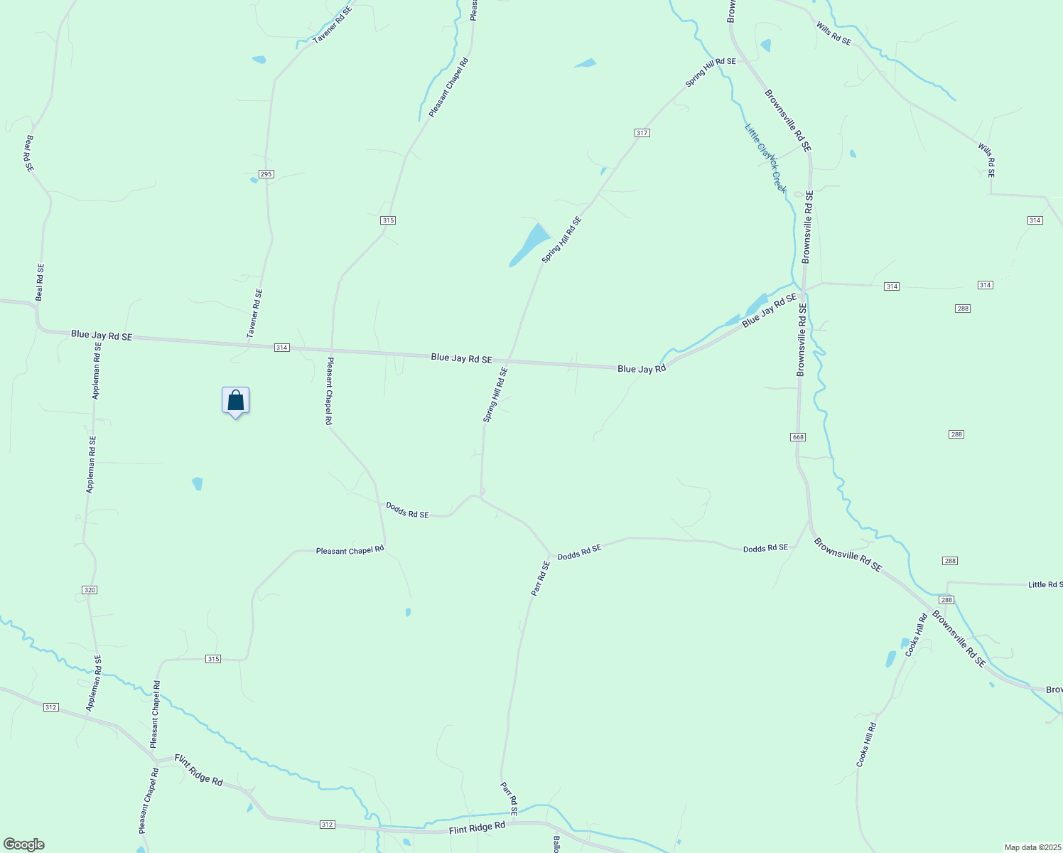 map of restaurants, bars, coffee shops, grocery stores, and more near 5567 Spring Hill Road Southeast in Newark